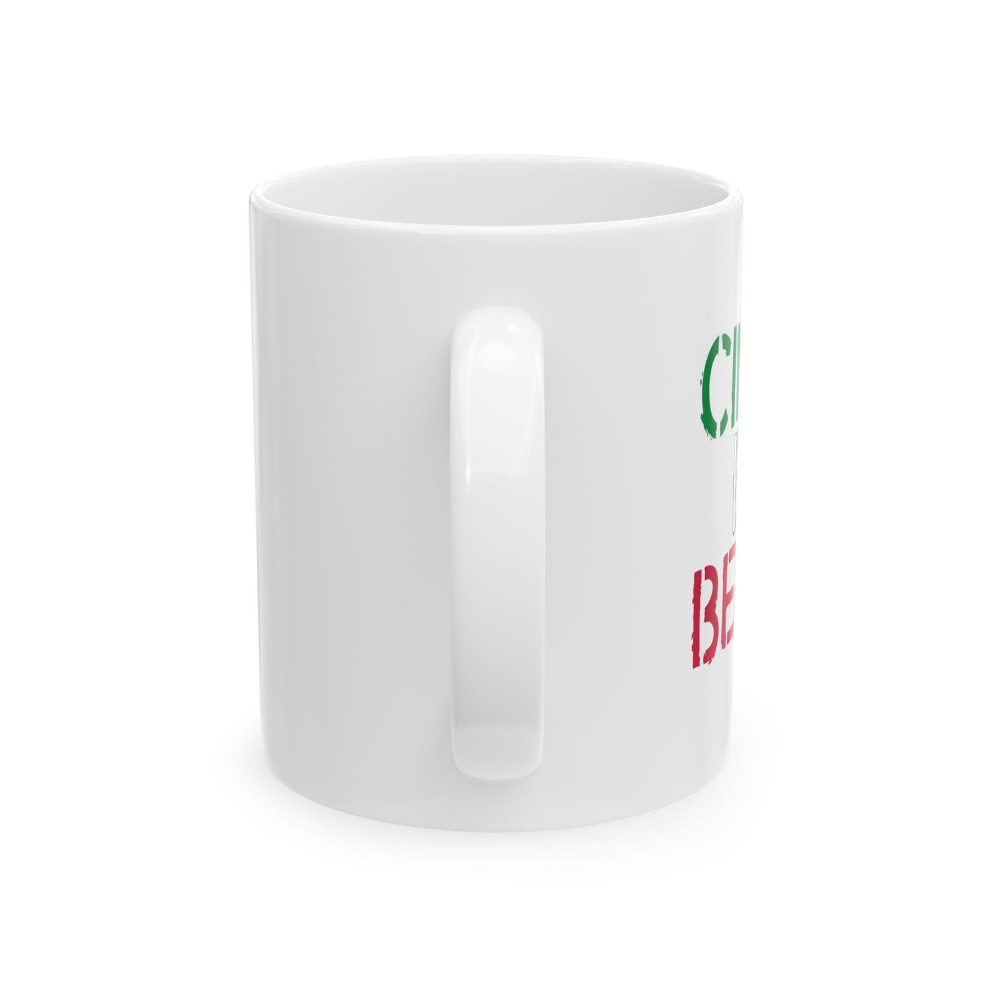 CINCO DE BEERO FUNNY SARCASTIC WHITE MUG