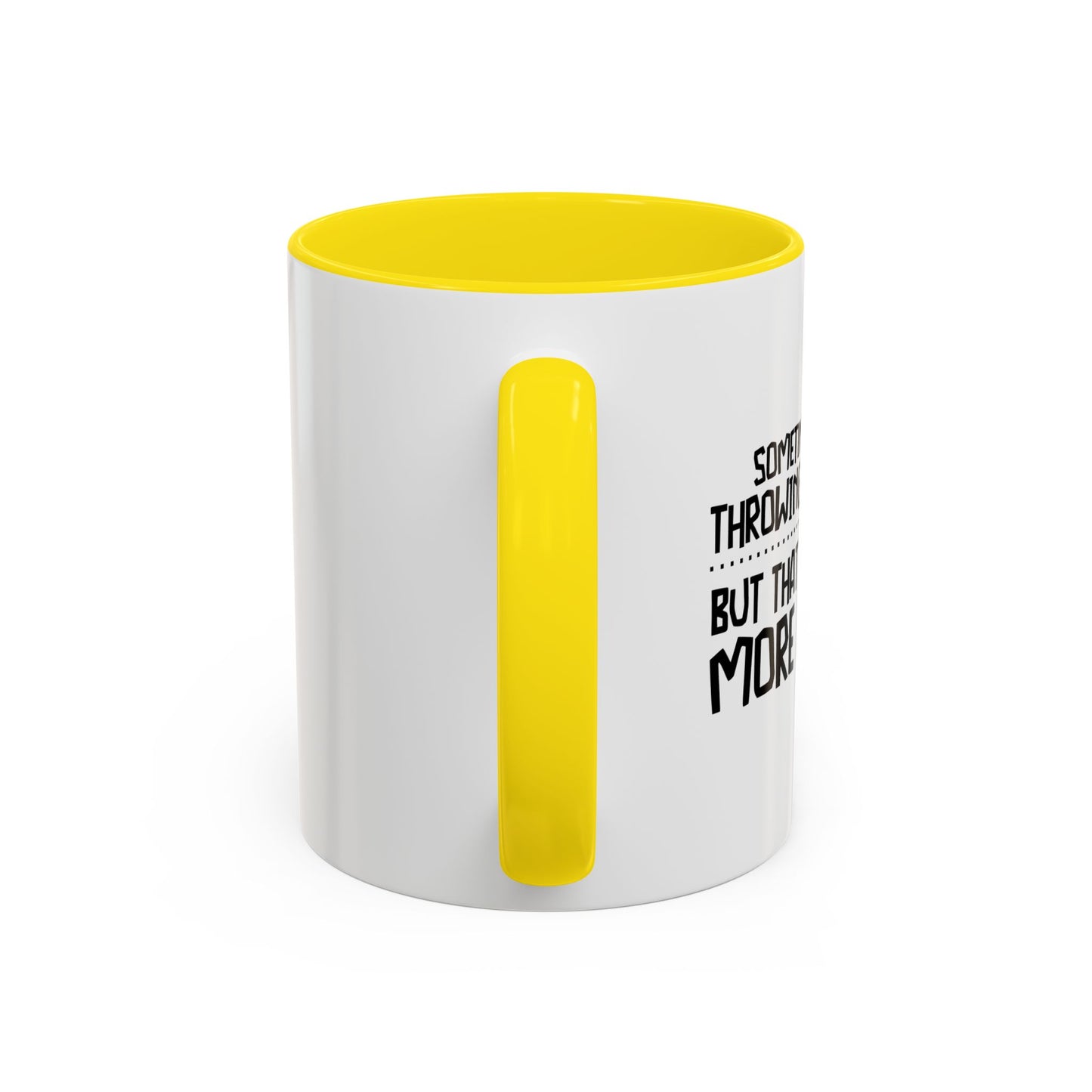 I FEEL LIKE THROWING IN THE TOWEL Accent BiColor Funny Sarcastic Mug