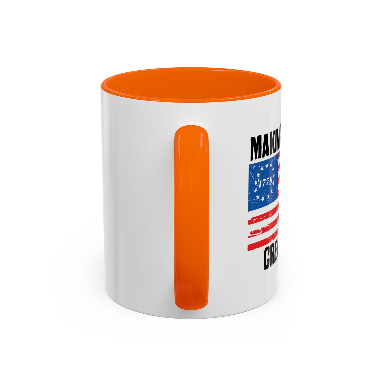 MAKING THE BETSY ROSE FLAG GREAT AGAIN Accent BiColor Funny Sarcastic Mug