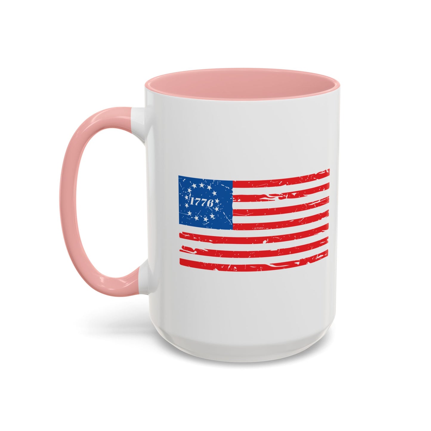 BETSY FLAG 1776 Accent BiColor Funny Sarcastic Mug