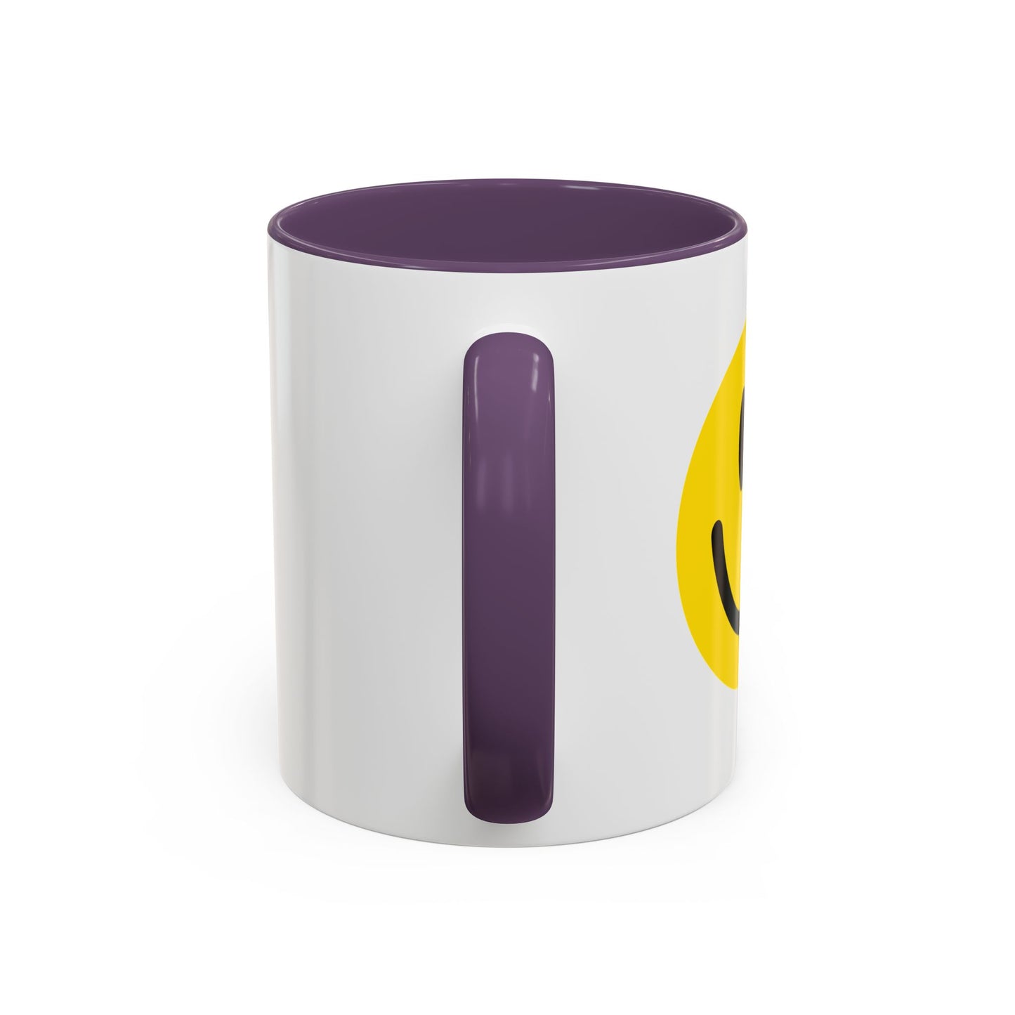 SMILE FACE Accent BiColor Funny Sarcastic Mug