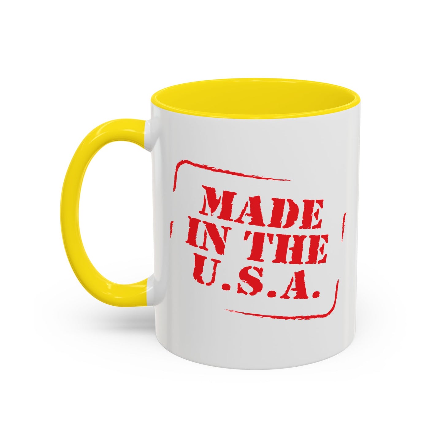 MADE IN THE U.S.A Accent BiColor Funny Sarcastic Mug