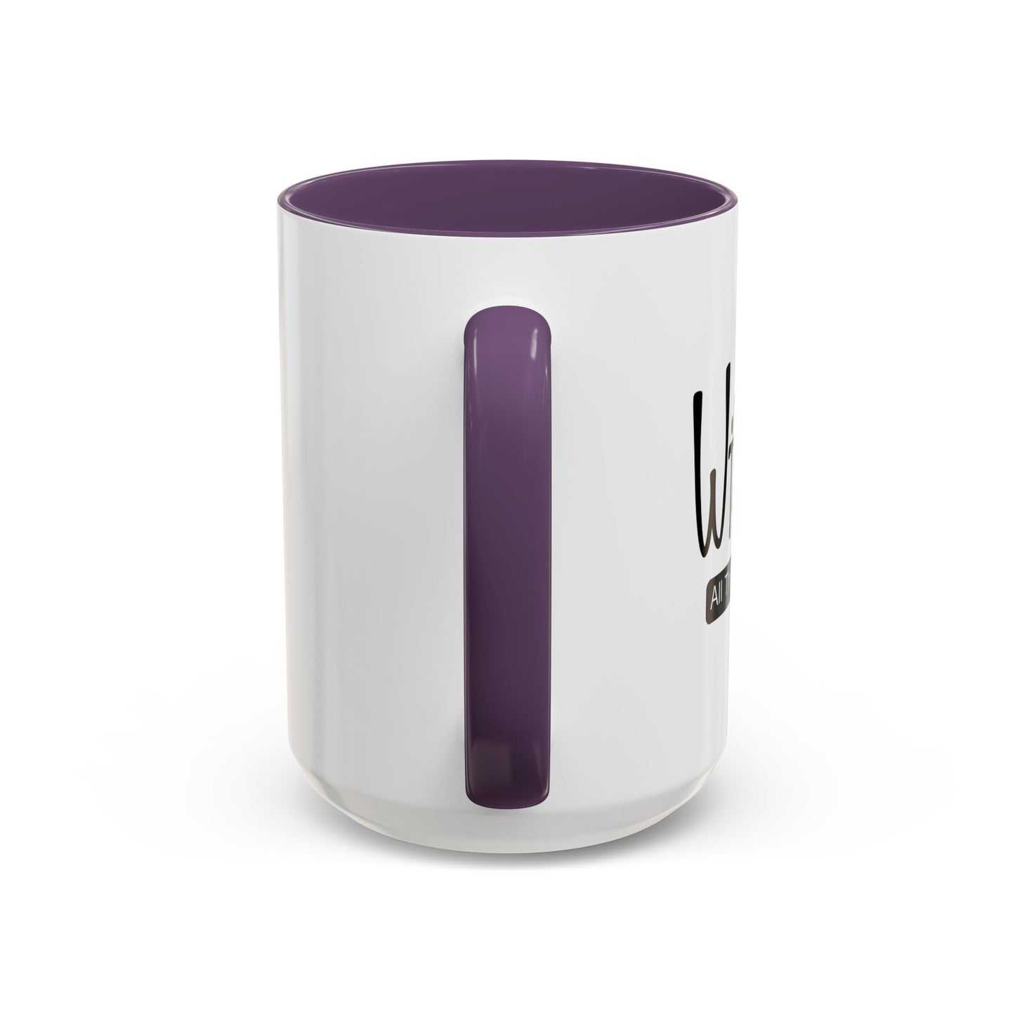 WITH GOD ALL THINGS ARE POSSIBLE Accent BiColor Mug