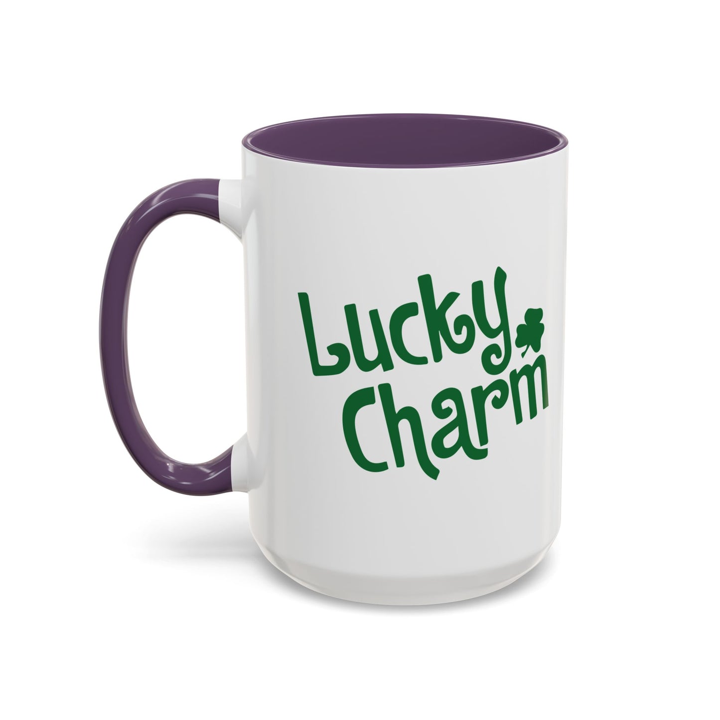 LUCKY CHARM Accent BiColor Funny Sarcastic Mug