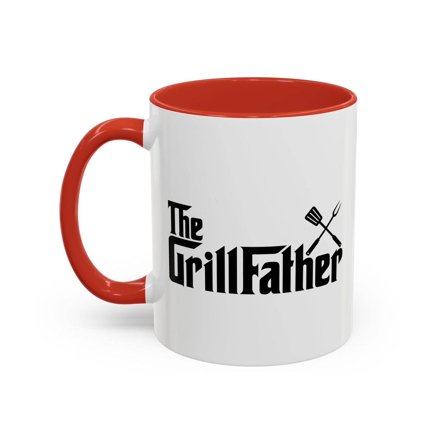 THE GRILLFATHER Accent BiColor Funny Sarcastic Mug