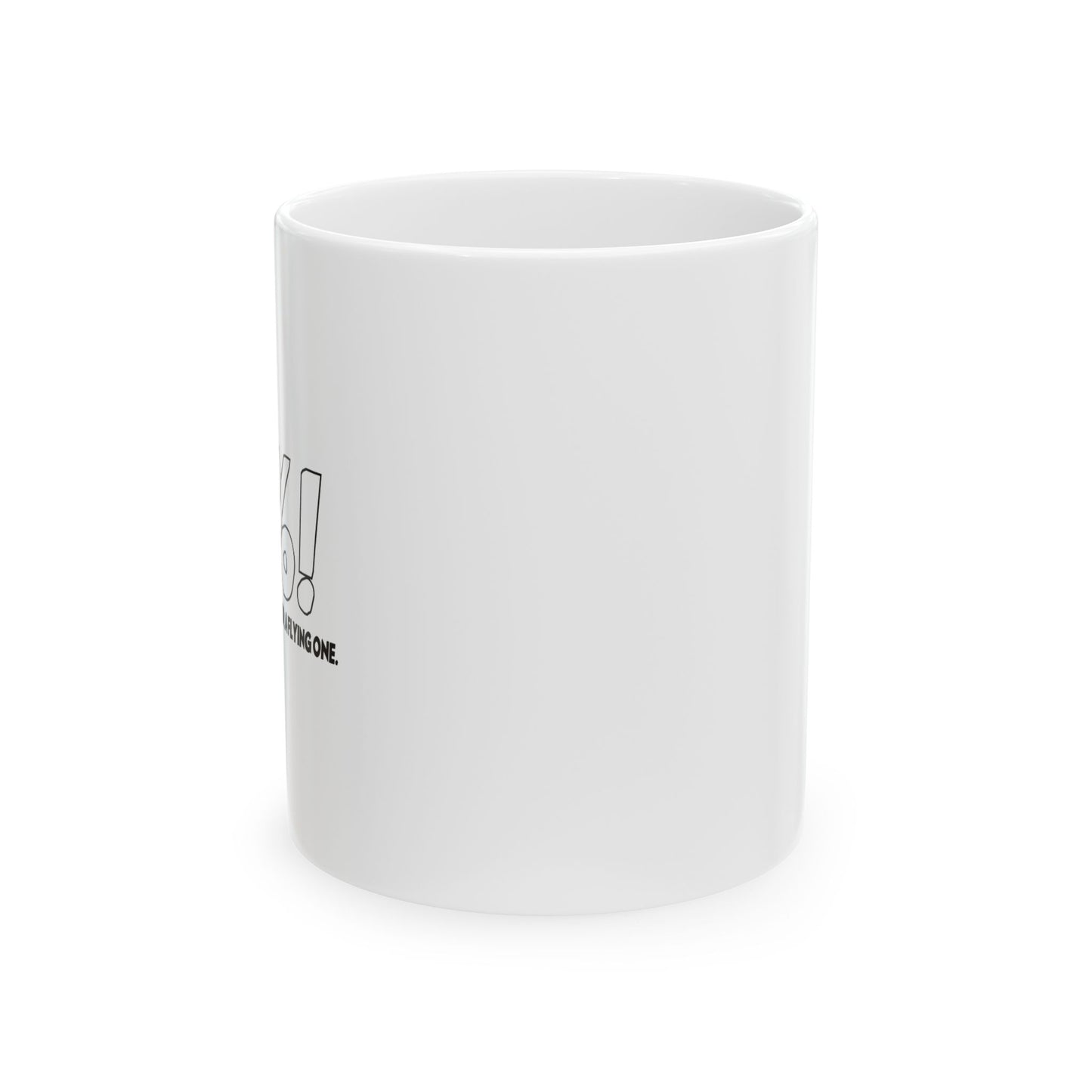 A REGULAR FLYING ONE FUNNY SARCASTIC WHITE MUG