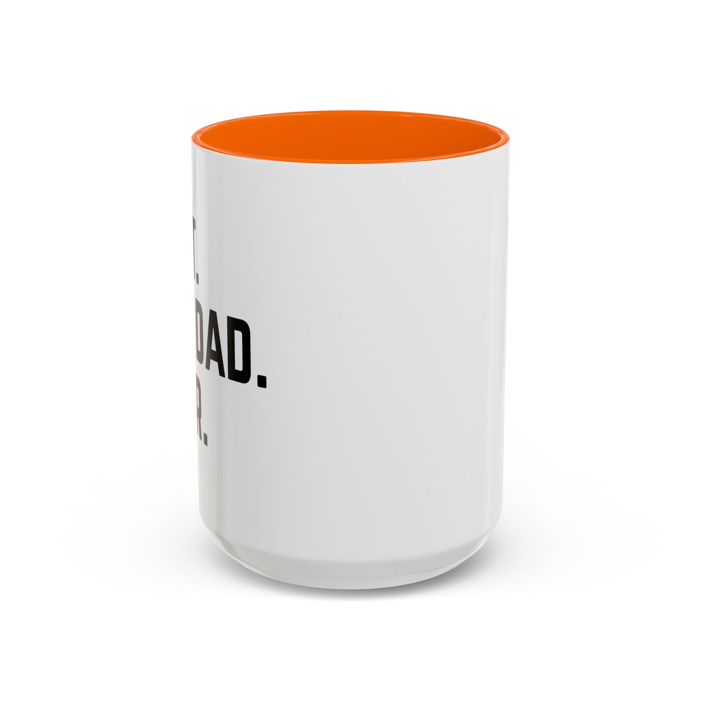 BEST CAT DAD EVER Accent BiColor Funny Sarcastic Mug