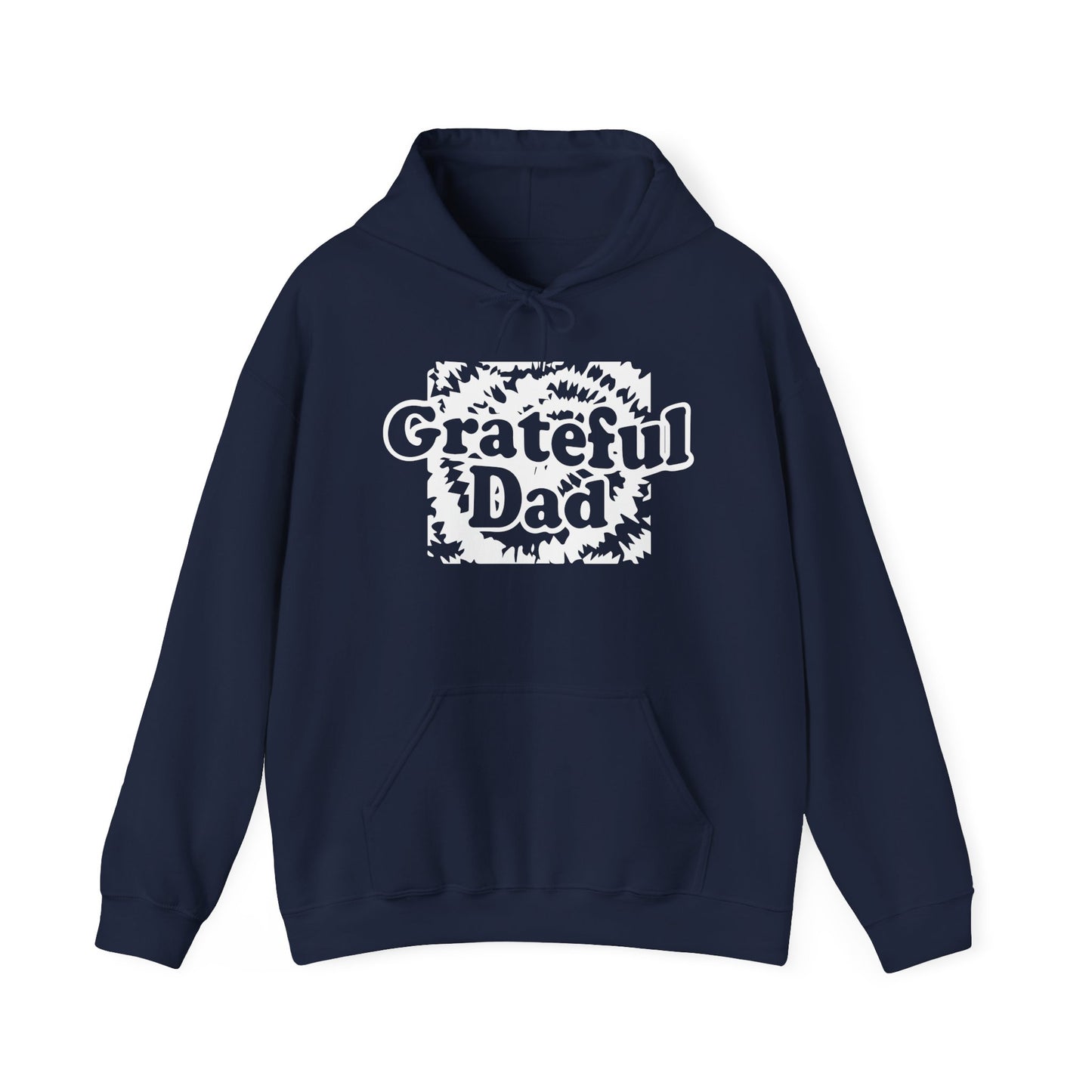 GRATEFUL DAD - Premium Unisex Funny Sarcastic Black Hoodie Sweatshirt