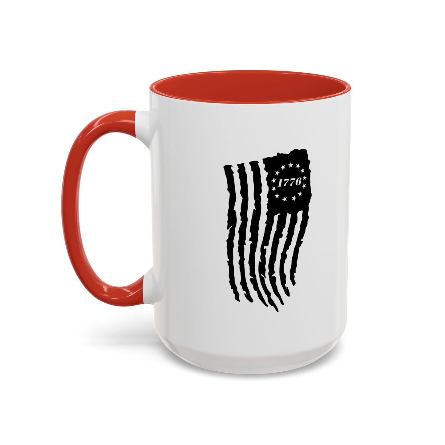 1776 BETSY FLAG Accent BiColor Funny Sarcastic Mug