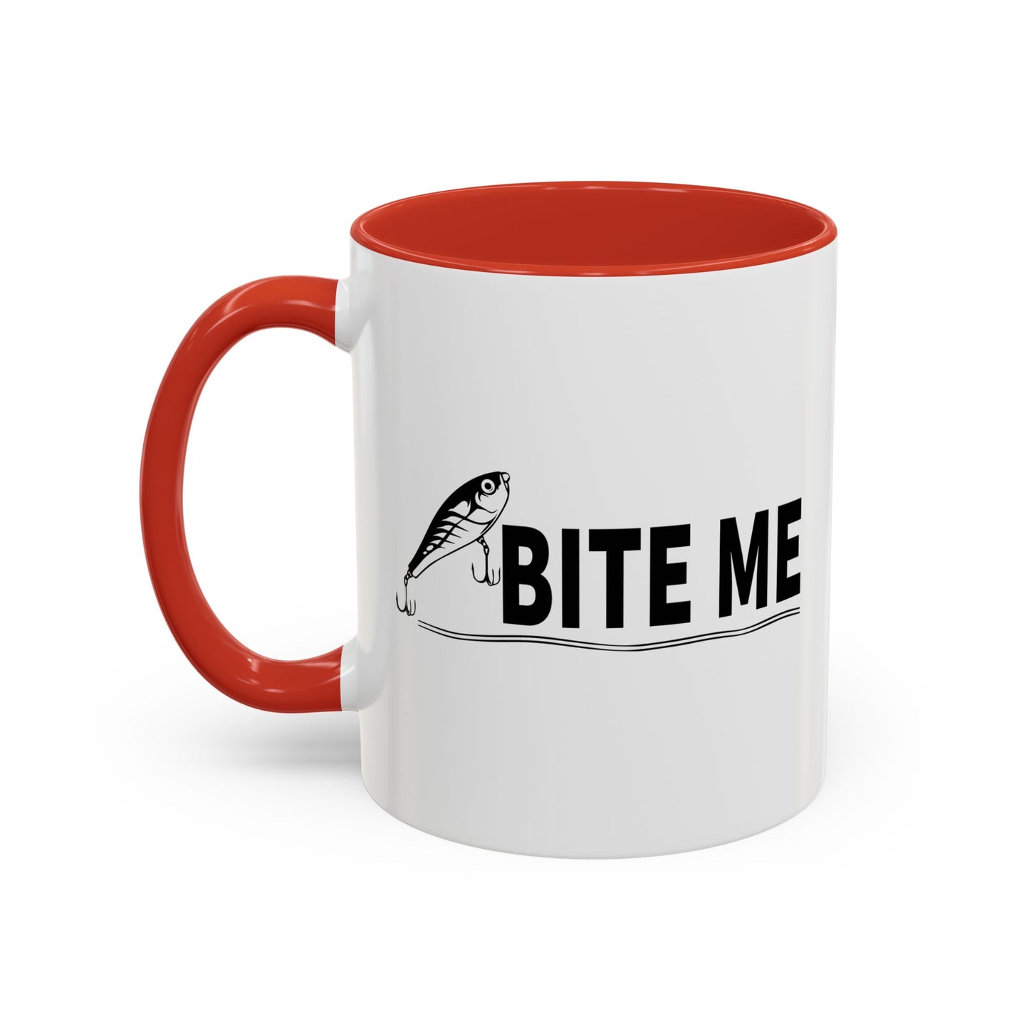 BITE ME Accent BiColor Funny Sarcastic Mug