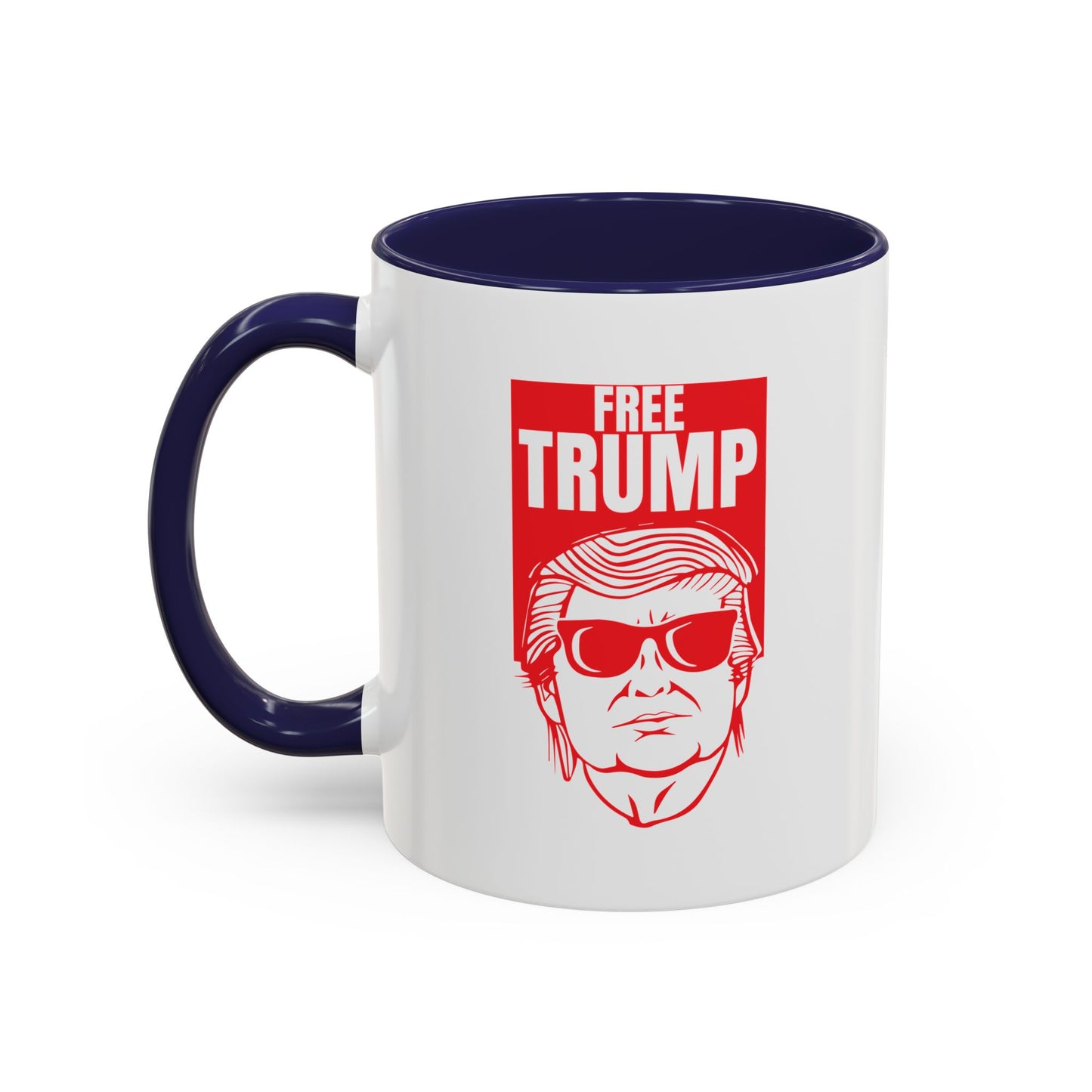 FREE TRUMP Accent BiColor Funny Sarcastic Mug