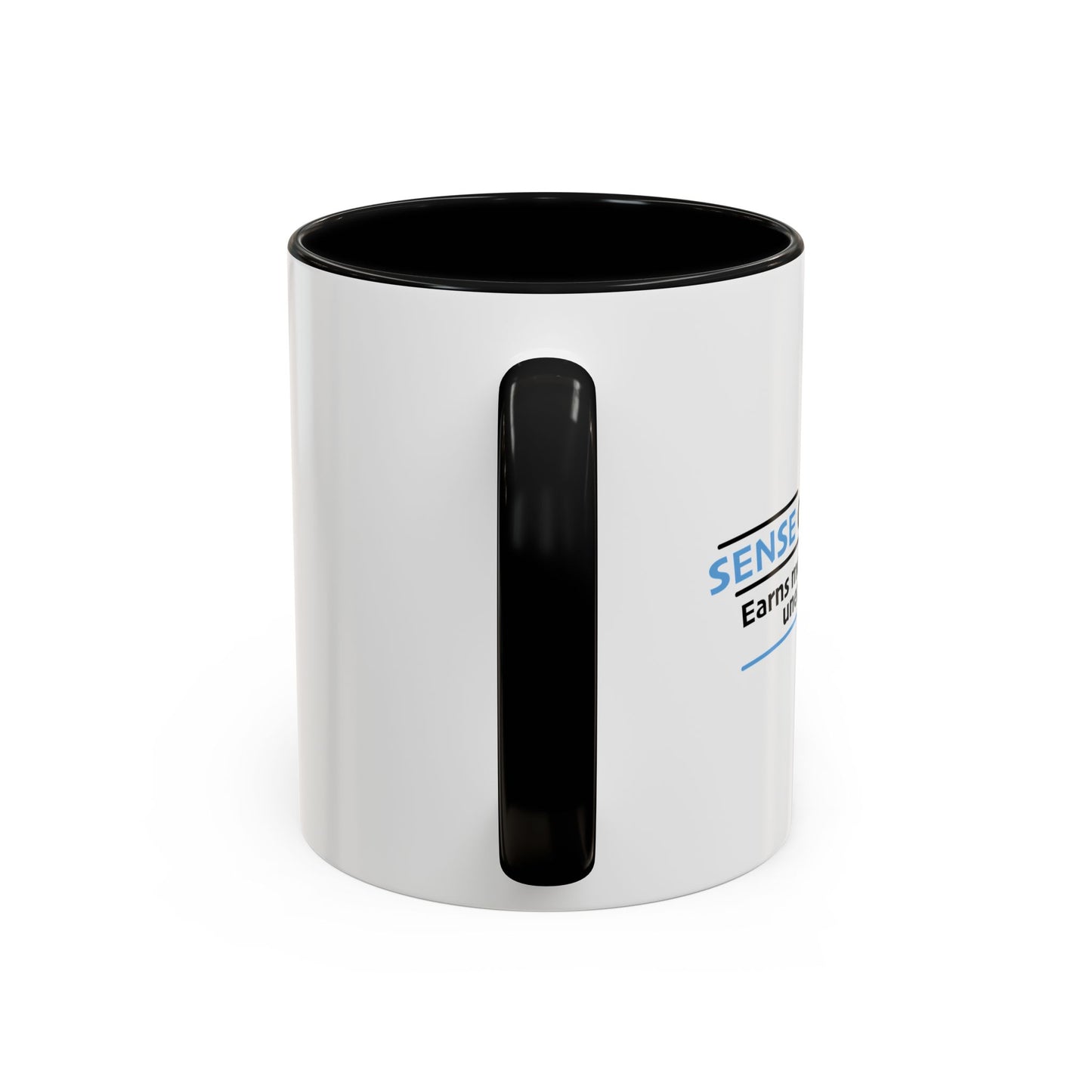 MY SENSE OF HUMOR Accent BiColor Funny Sarcastic Mug