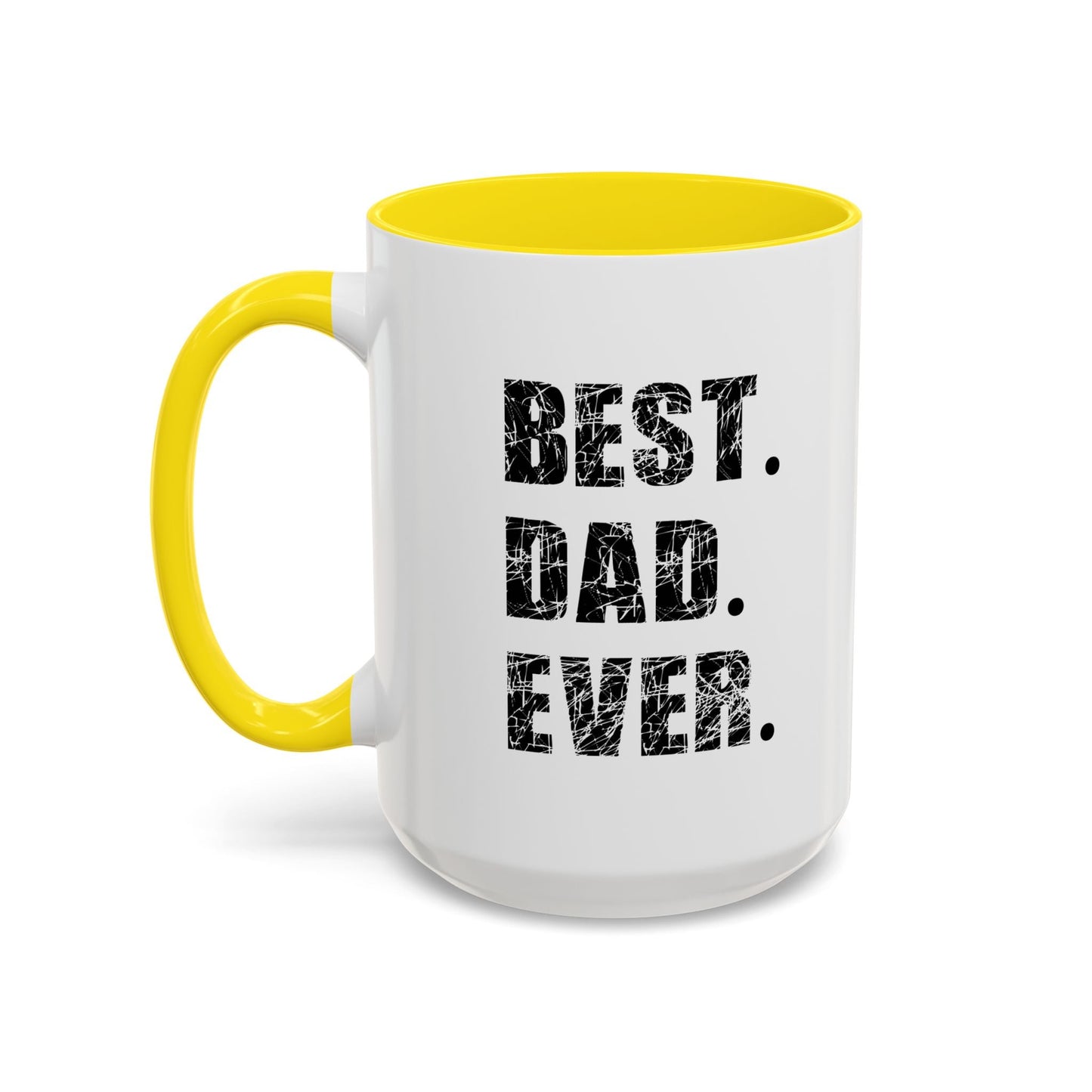 BEST DAD EVER Accent BiColor Mug