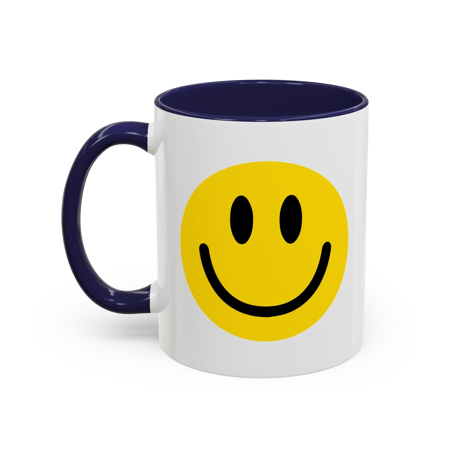 SMILE FACE Accent BiColor Funny Sarcastic Mug