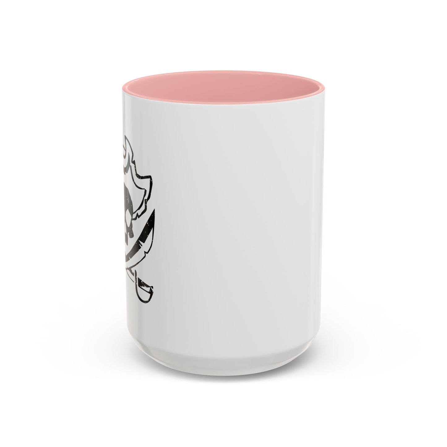 SCARED SKULL Accent BiColor Funny Sarcastic Mug