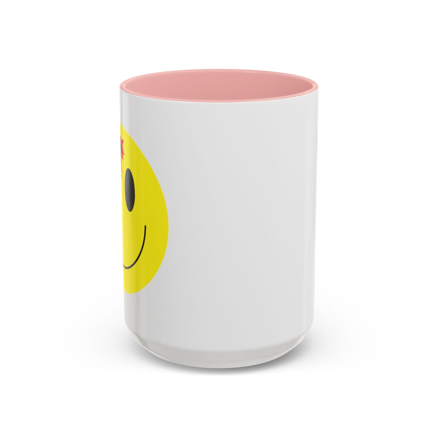 DEADSHOT HAPPY FACE Accent BiColor Funny Sarcastic Mug