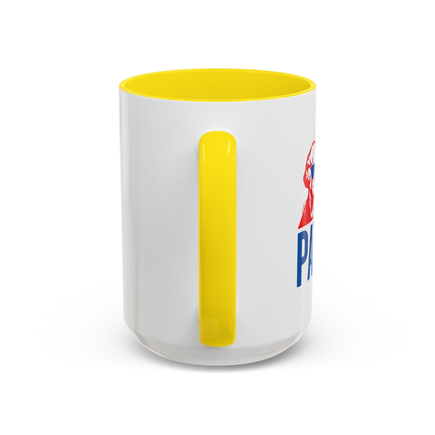 PARTY LIKE A PATRIOT Accent BiColor Funny Sarcastic Mug