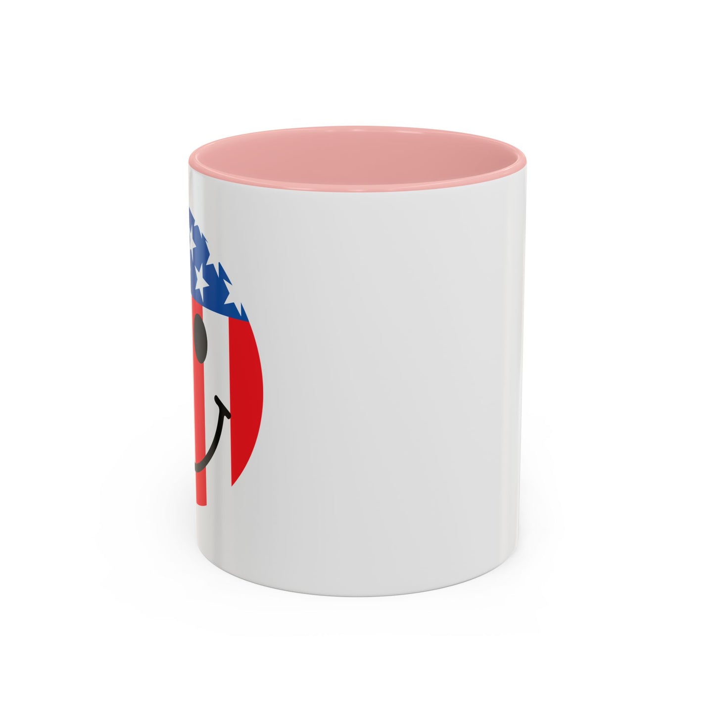 USA SMILY FLAG Accent BiColor Funny Sarcastic Mug