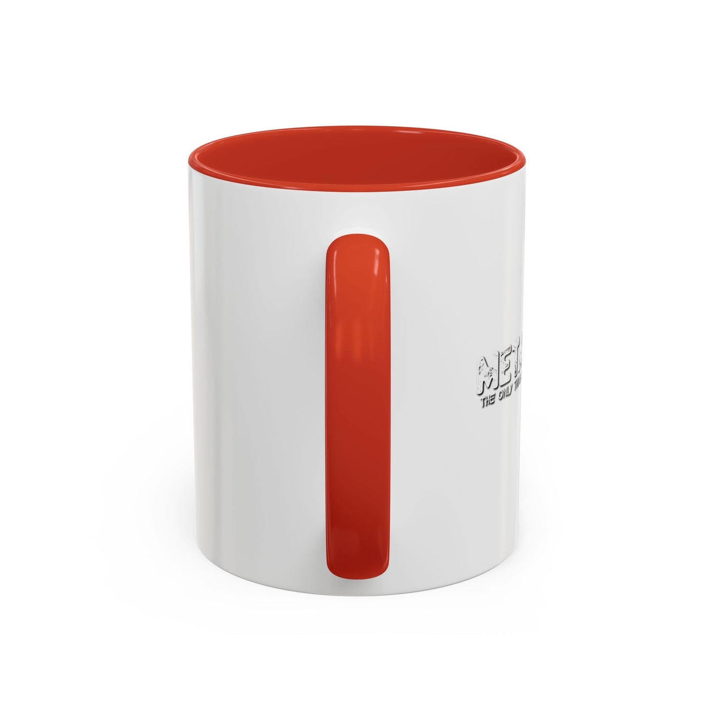 HEAVY METAL THE ONLY THING LOUDER THAN MY THOUGHTS Accent BiColor Mug