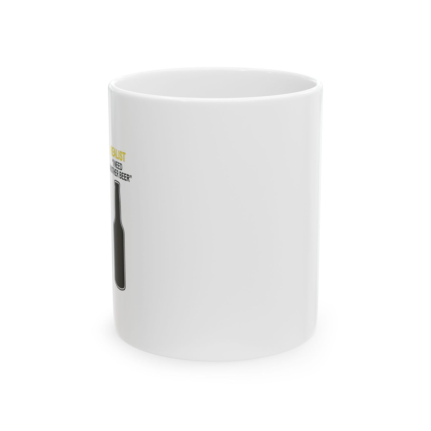 OPTIMIST PESSIMIST REALIST FUUNY SARCASTIC MUG