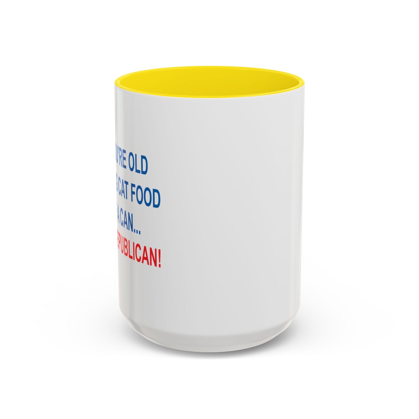 THANK A REPUBLICAN BLUE Accent BiColor Funny Sarcastic Mug