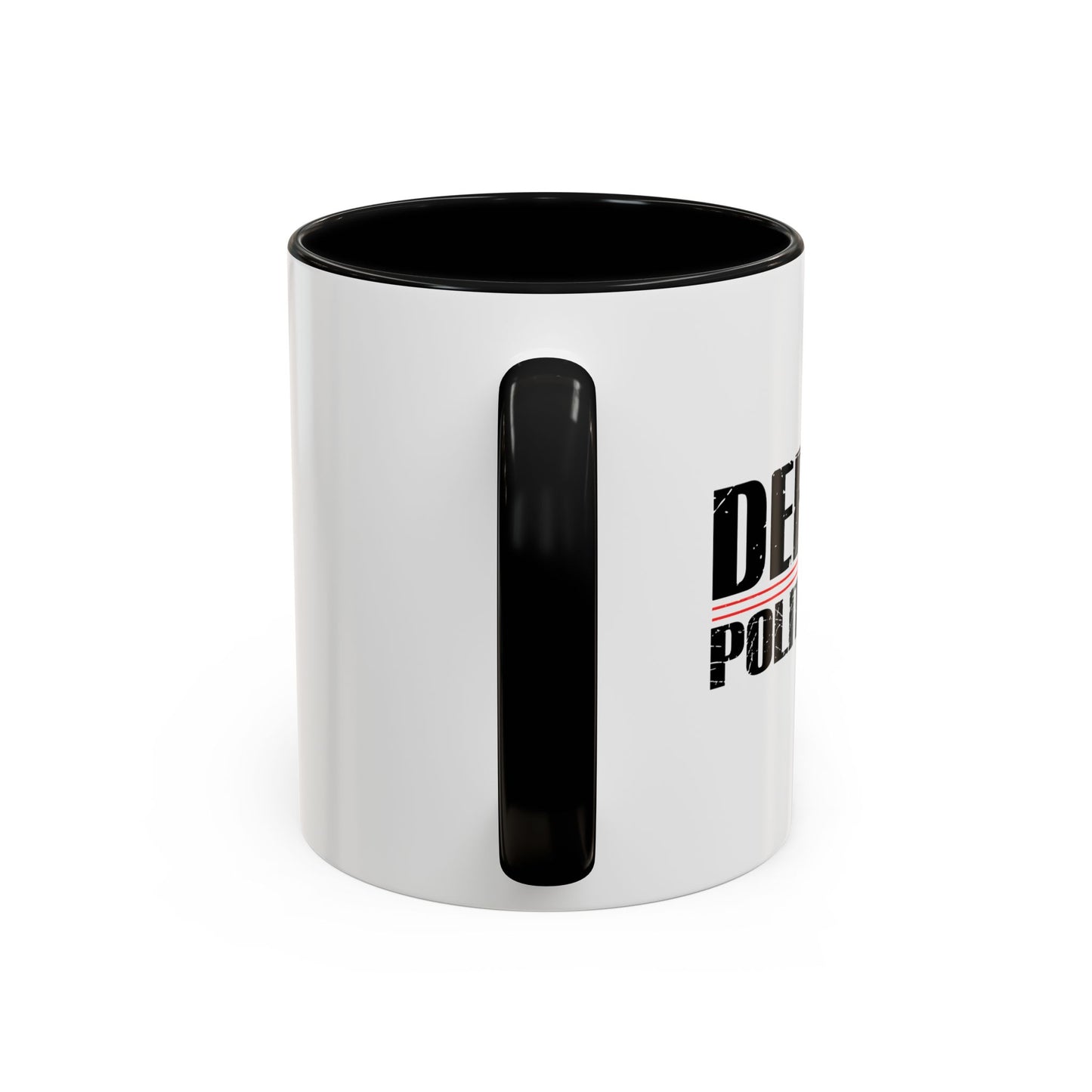 DEFUND POLITICIANS Accent BiColor Funny Sarcastic Mug