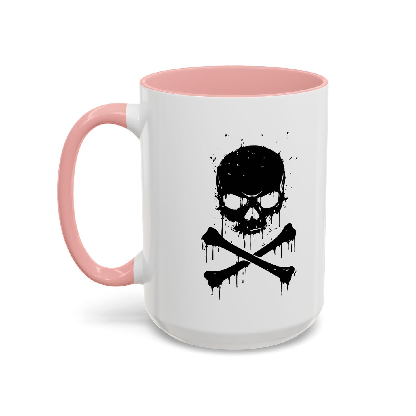 DRIP SKULL Accent BiColor Funny Sarcastic Mug