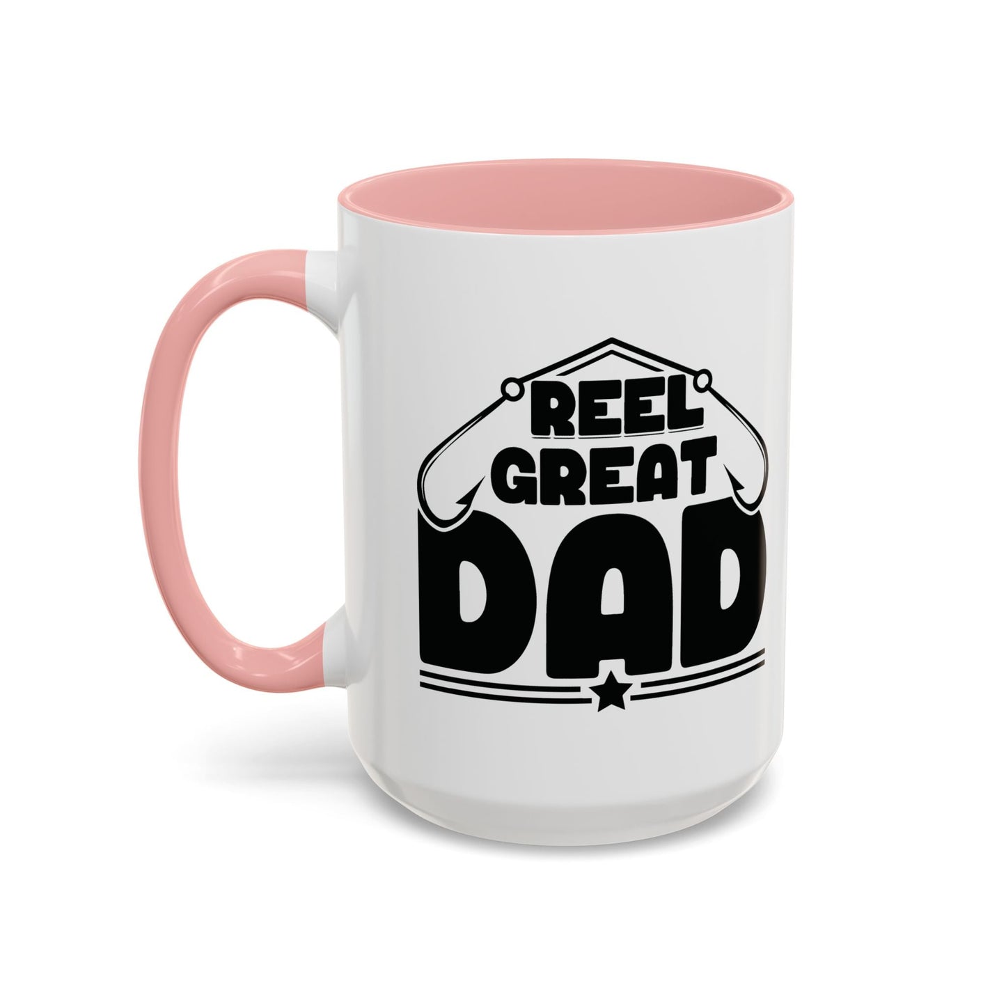 REEL GREAT DAD Accent BiColor Mug