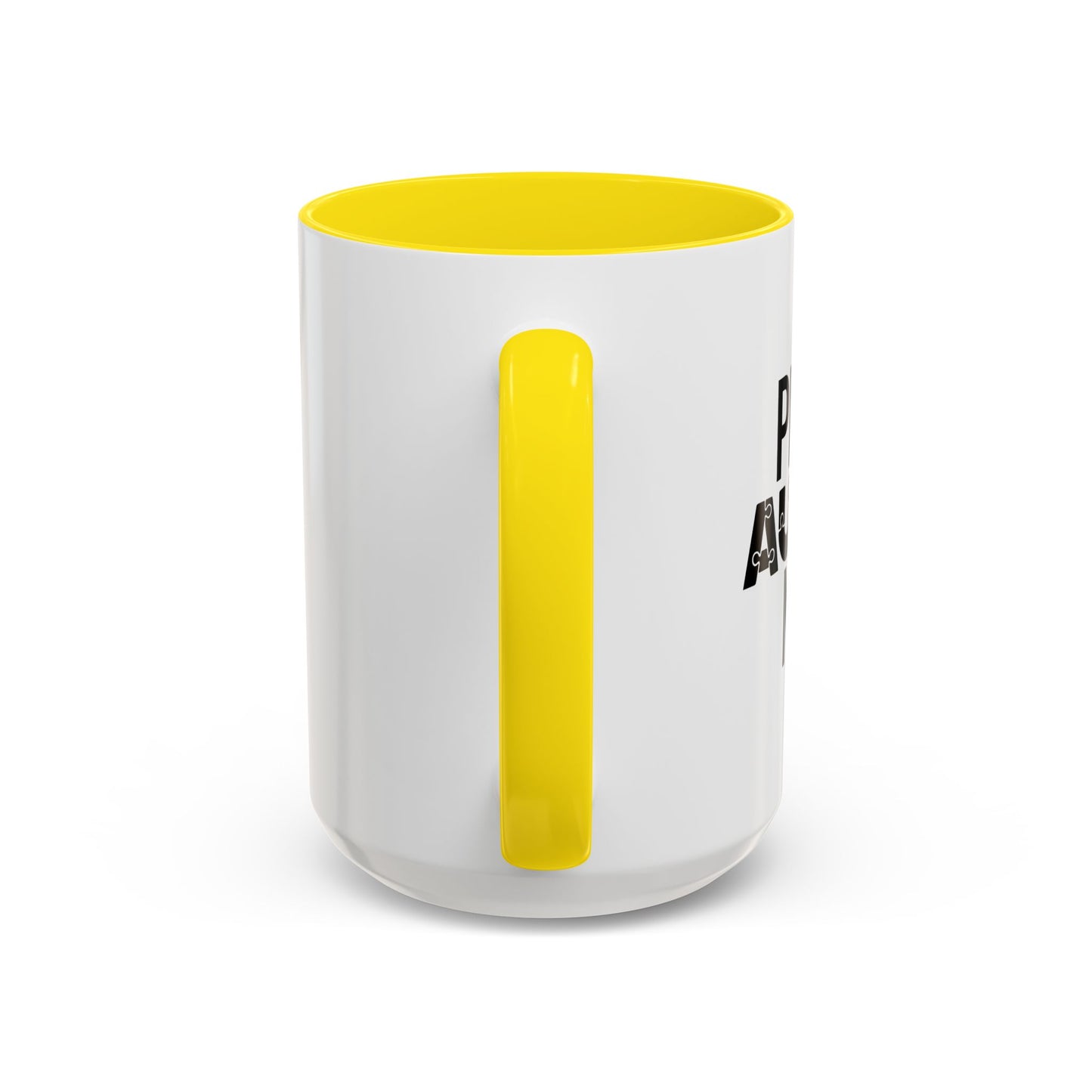 PROUD AUTISM MOM Accent BiColor Mug