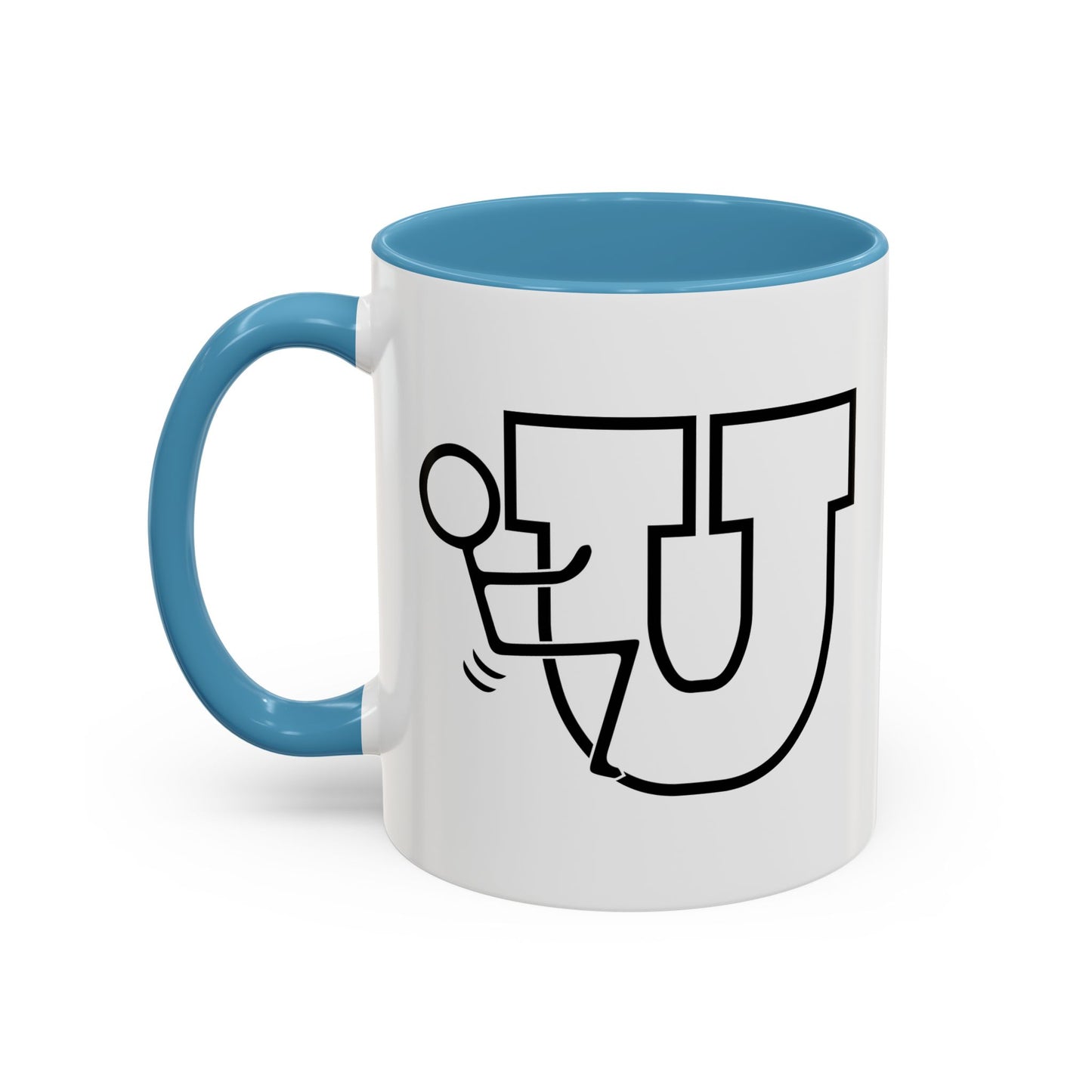 FUCK YOU Accent BiColor Funny Sarcastic Mug