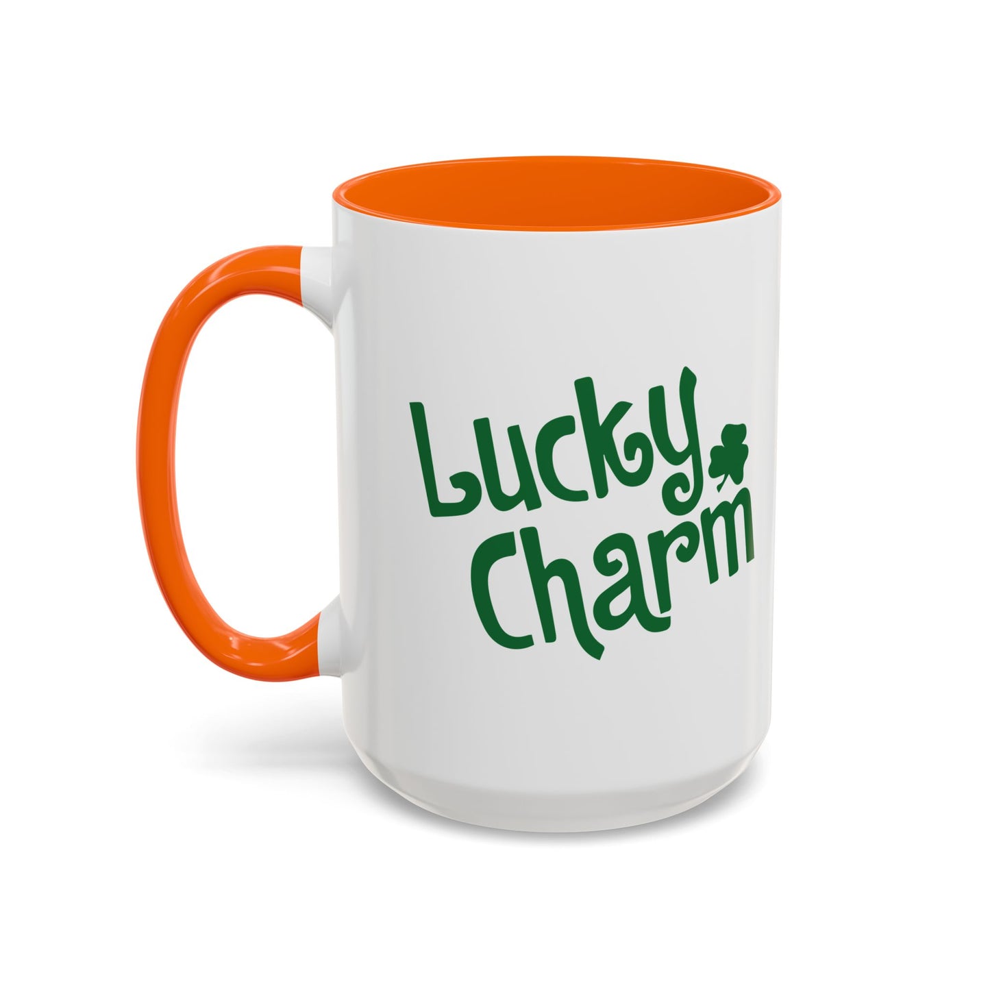 LUCKY CHARM Accent BiColor Funny Sarcastic Mug