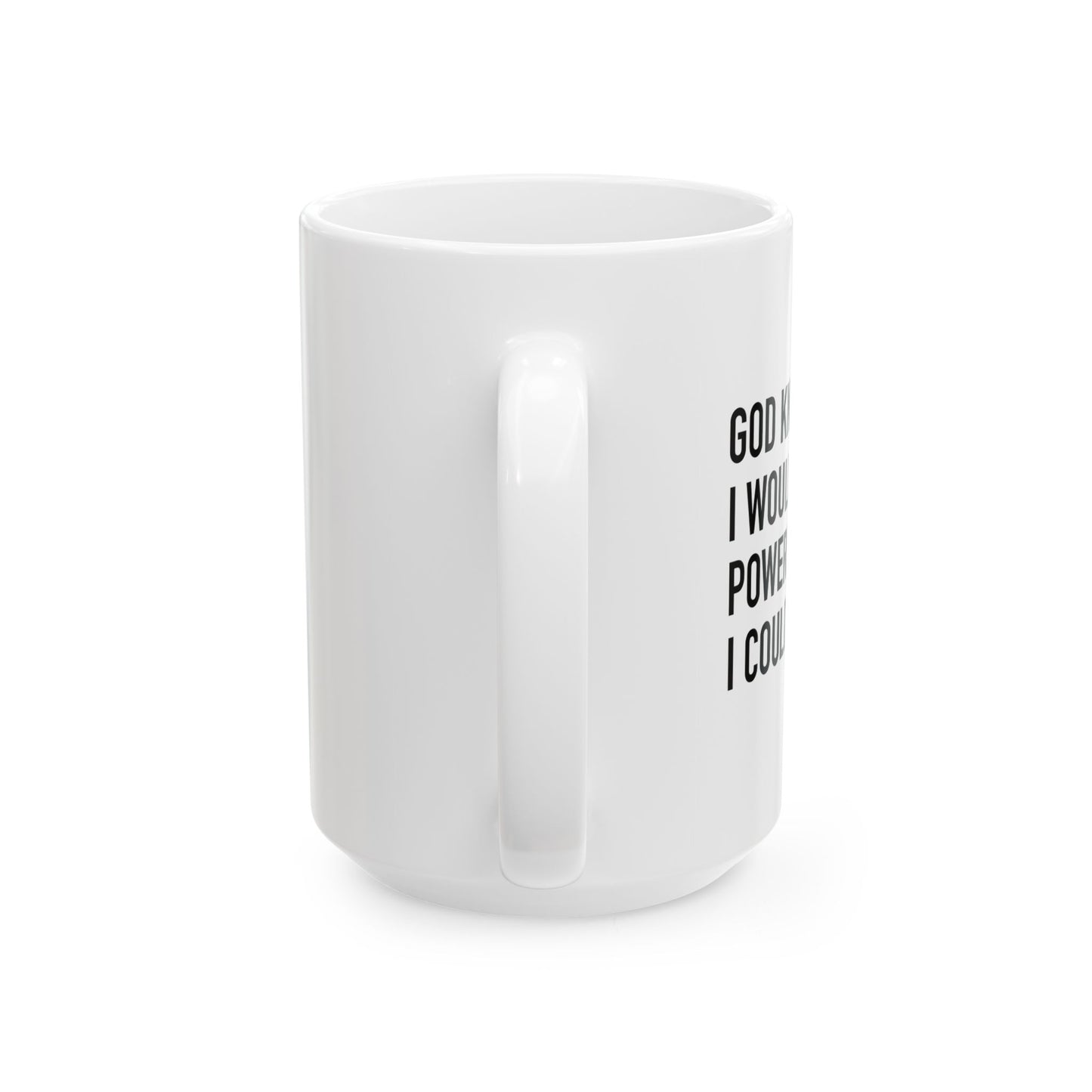 IFI COULD DO MATH FUNNY SARCASTIC WHITE MUG