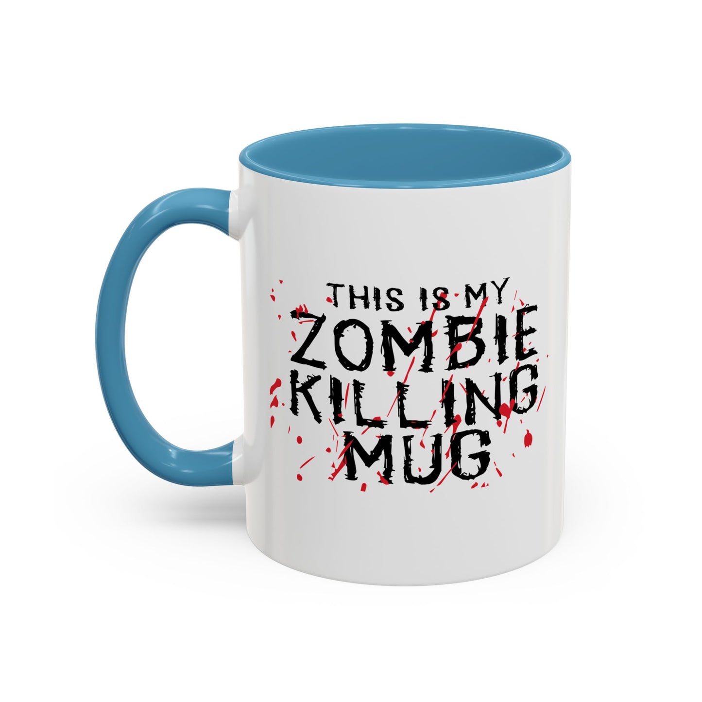 THIS IS MY ZOMBIE KILLING Accent BiColor Mug