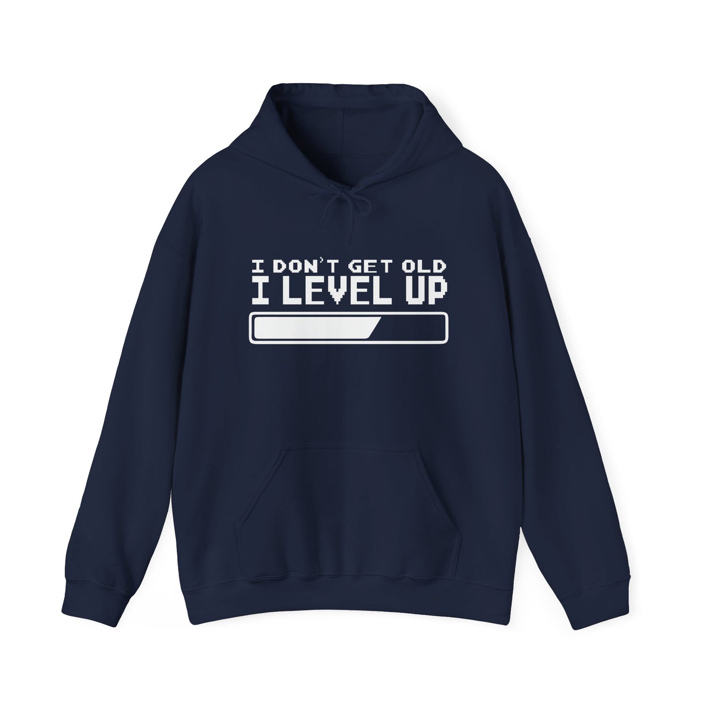 I DON'T GET OLD I LEVEL UP - Premium Unisex Funny Sarcastic Black Hoodie Sweatshirt