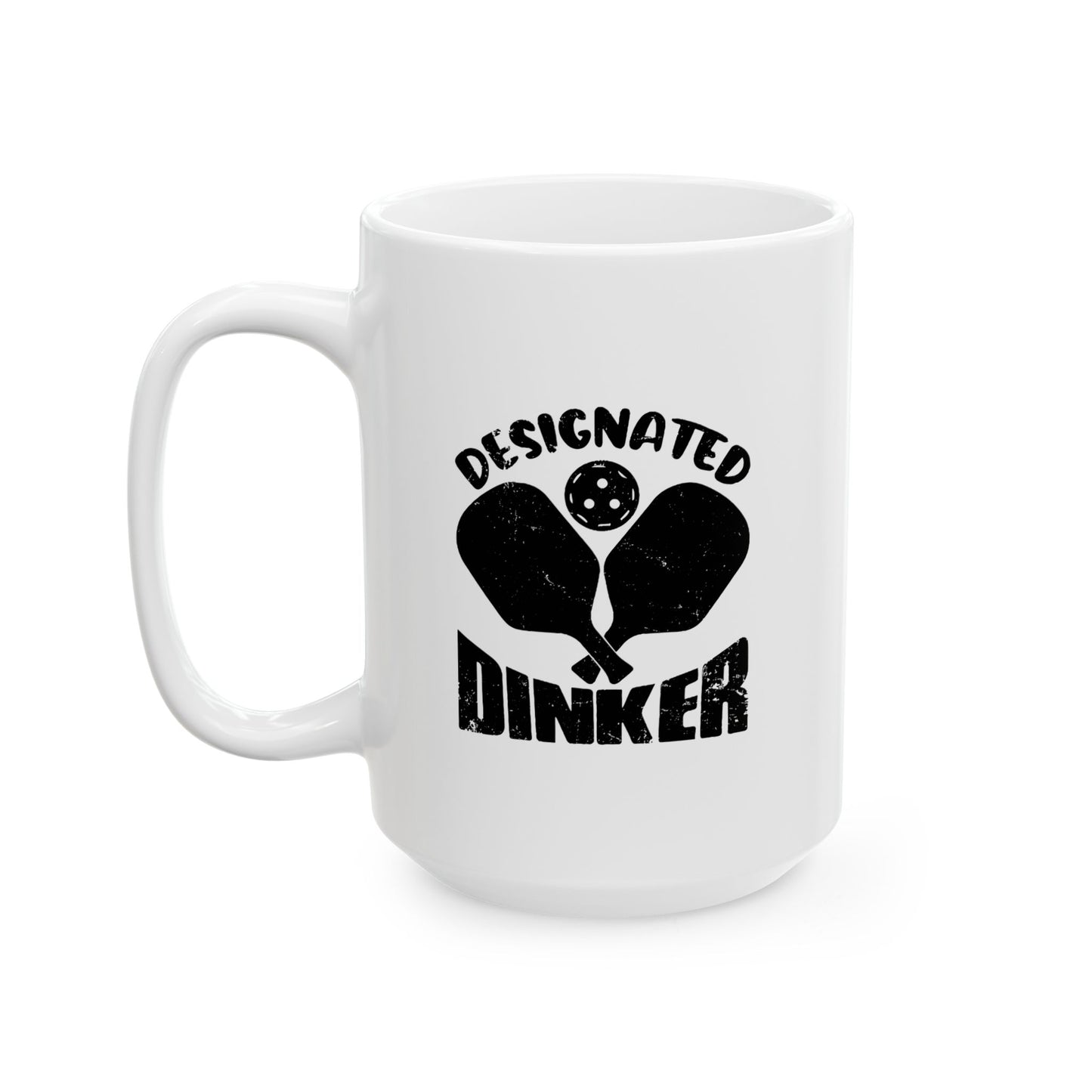 DESIGNATED DRINKER FUNNY SARCASTIC WHITE MUG