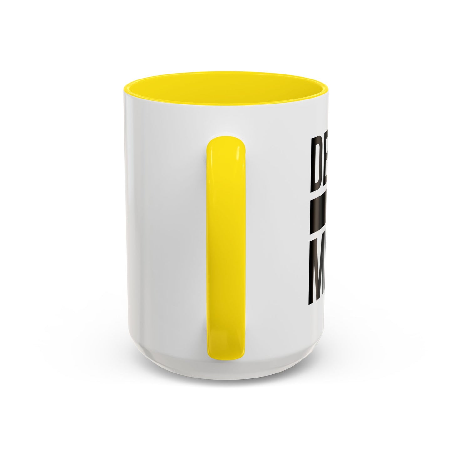 DEFUND THE MEDIA Accent BiColor Funny Sarcastic Mug