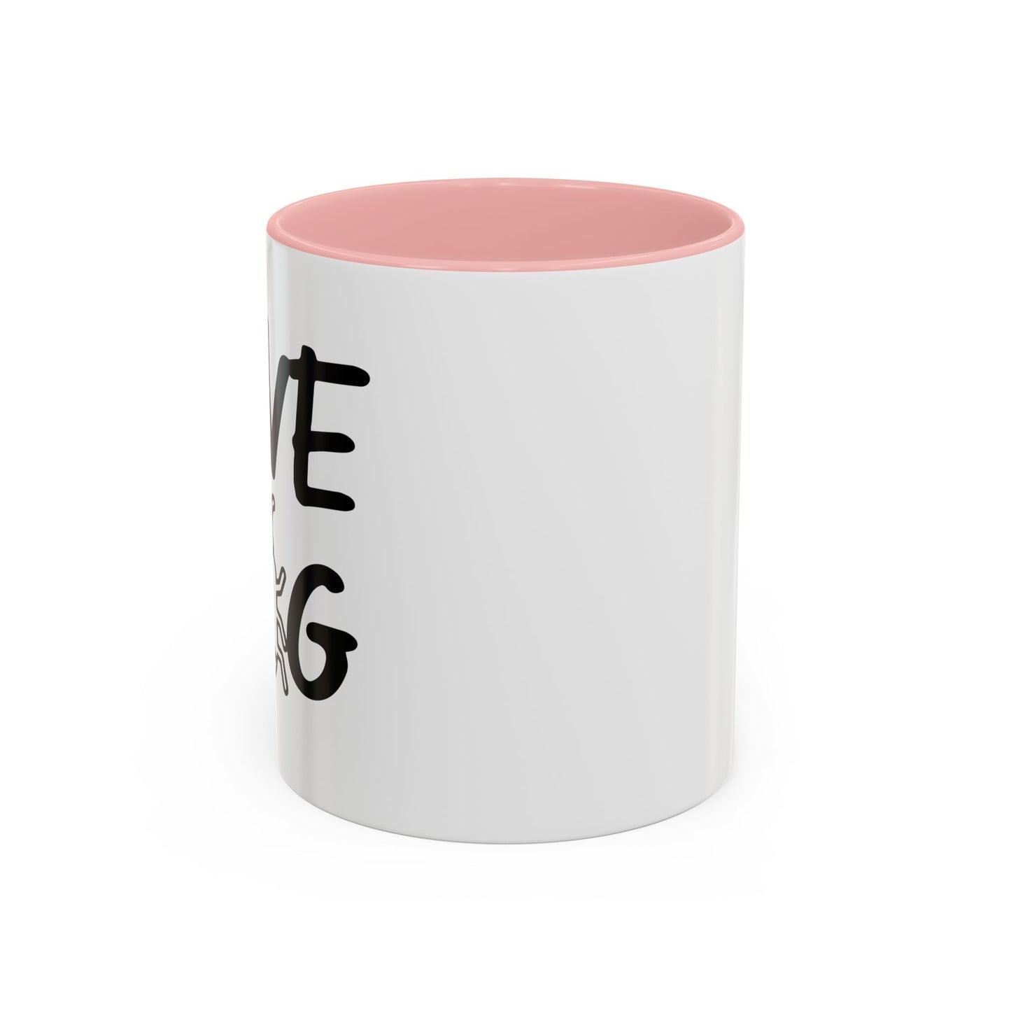 LOVE BUG Accent BiColor Funny Sarcastic Mug