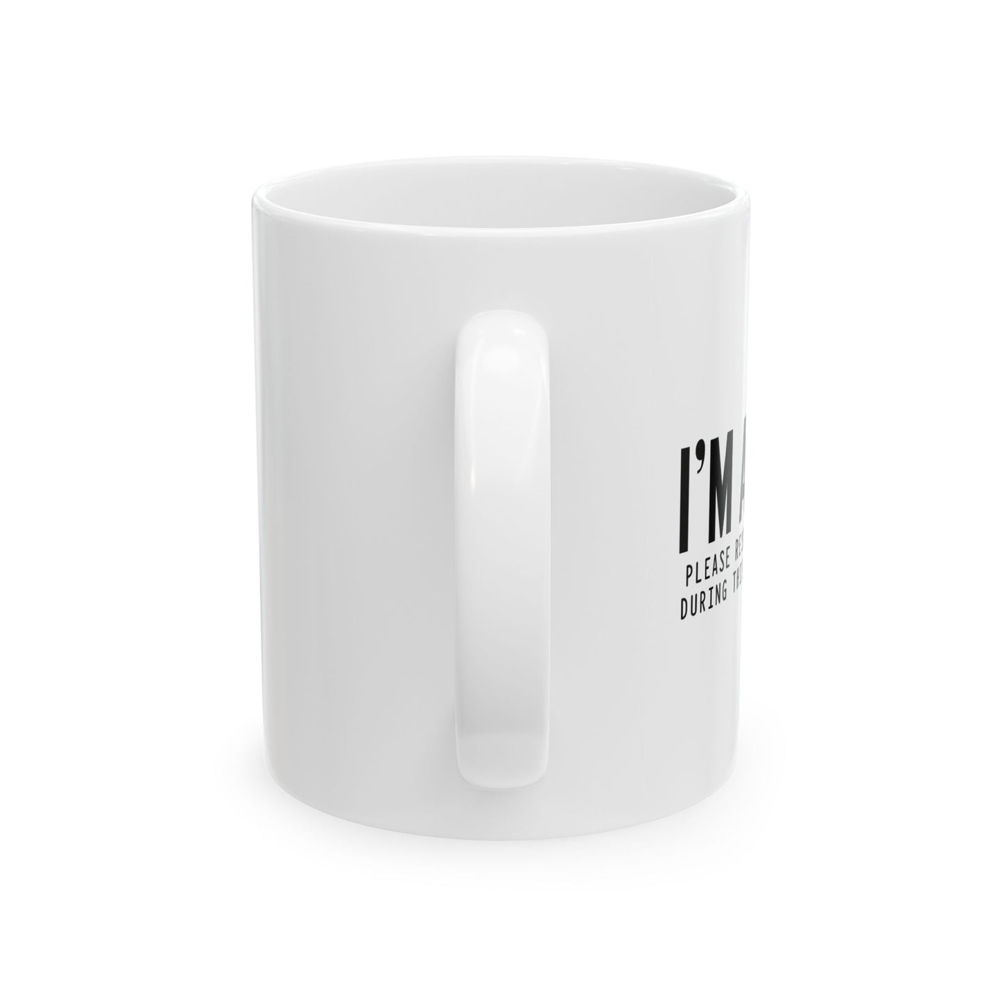 PLEASE RESPECT MY PRIVACY FUNNY SARCASTIC WHITE MUG