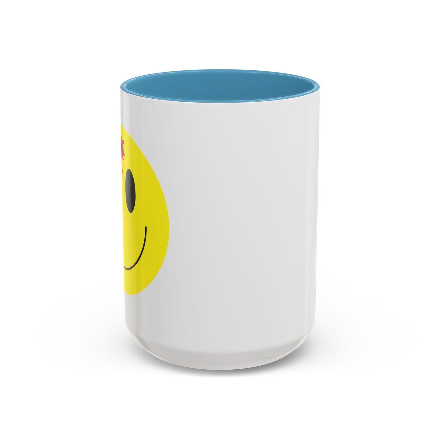 DEADSHOT HAPPY FACE Accent BiColor Funny Sarcastic Mug