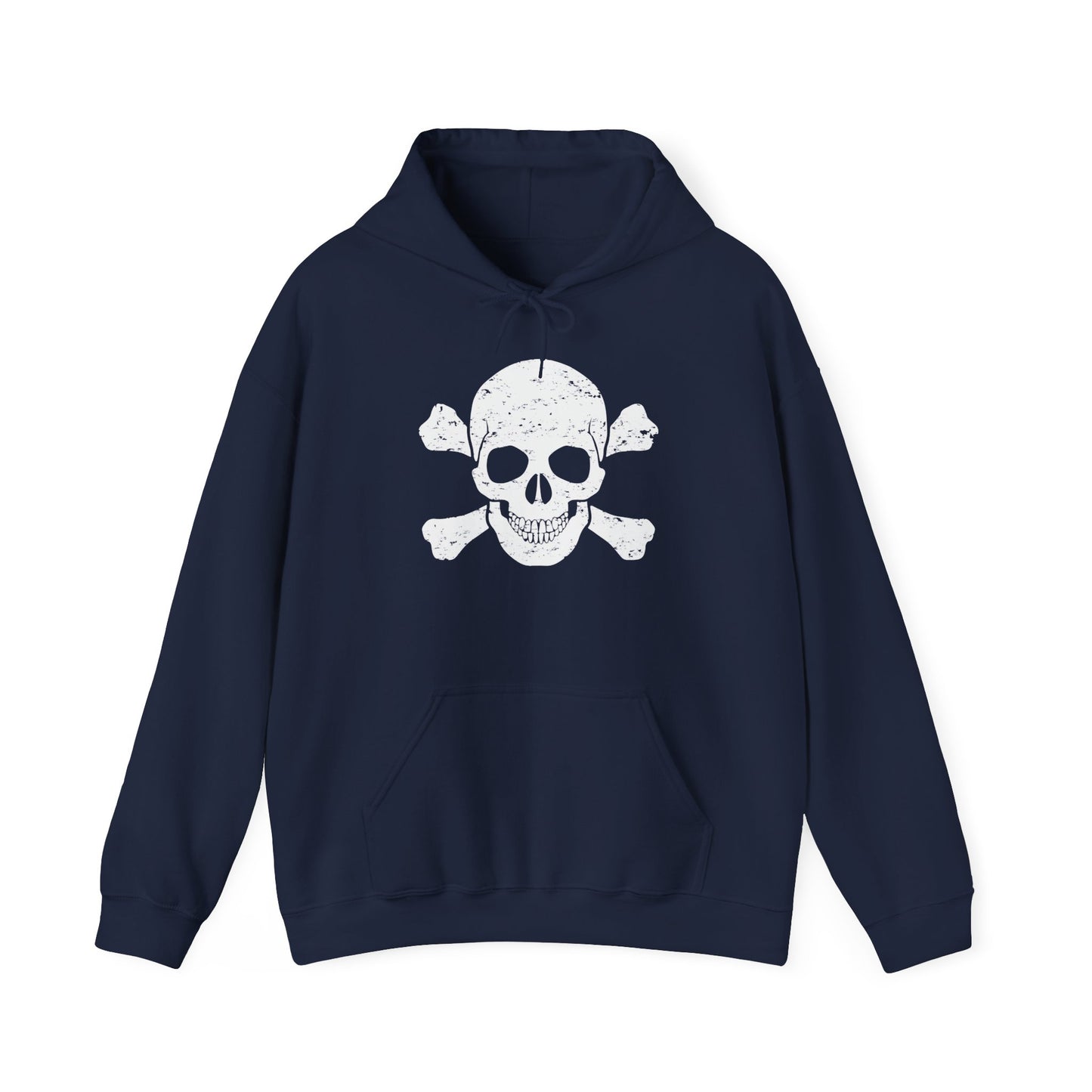 SKULL BONES - Premium Unisex Funny Sarcastic Black Hoodie Sweatshirt