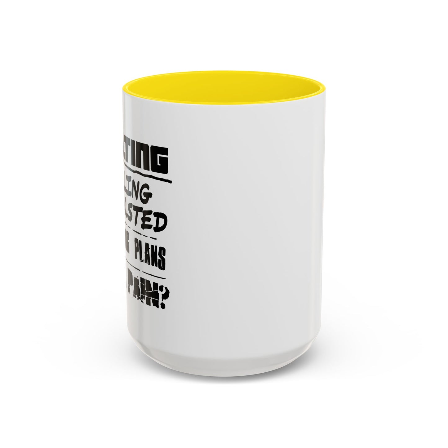 ADULTING IS... Accent BiColor Funny Sarcastic Mug