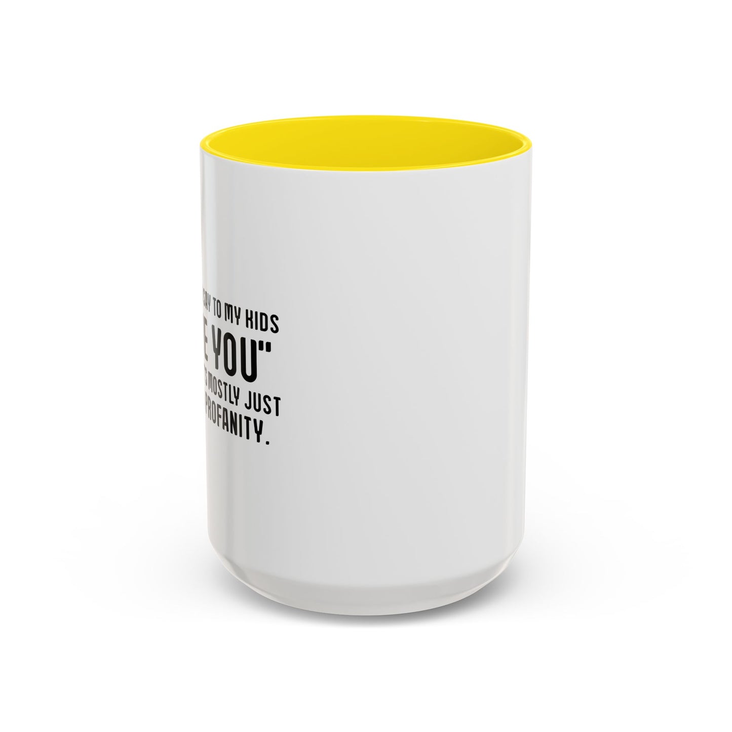 MUTTERED PROFANITY Accent BiColor Funny Sarcastic Mug