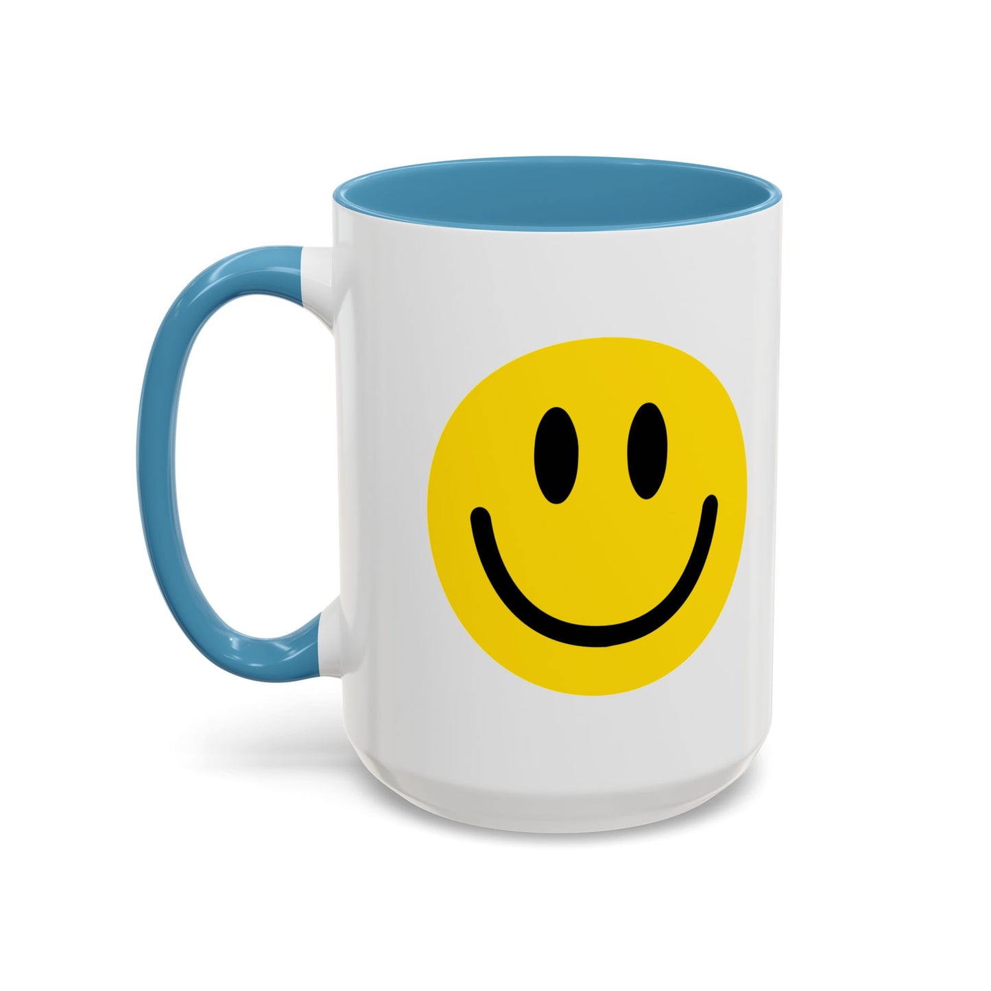 SMILE FACE Accent BiColor Funny Sarcastic Mug