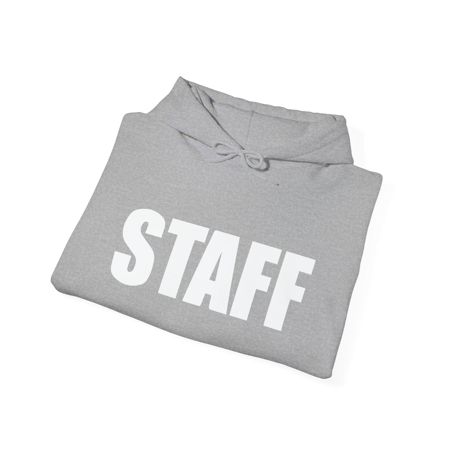 STAFF - Premium Unisex Funny Sarcastic Black Hoodie Sweatshirt