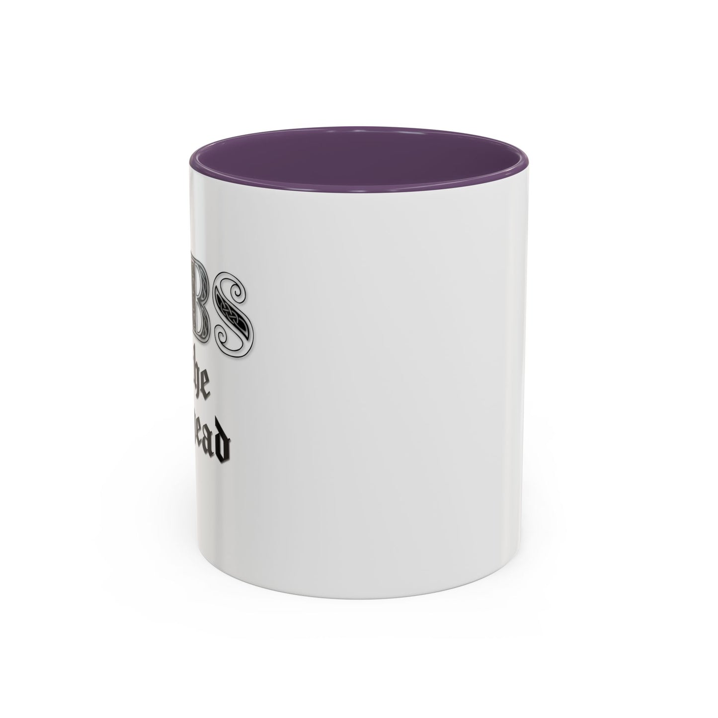 DIBS ON THE REDHEAD Accent BiColor Funny Sarcastic Mug