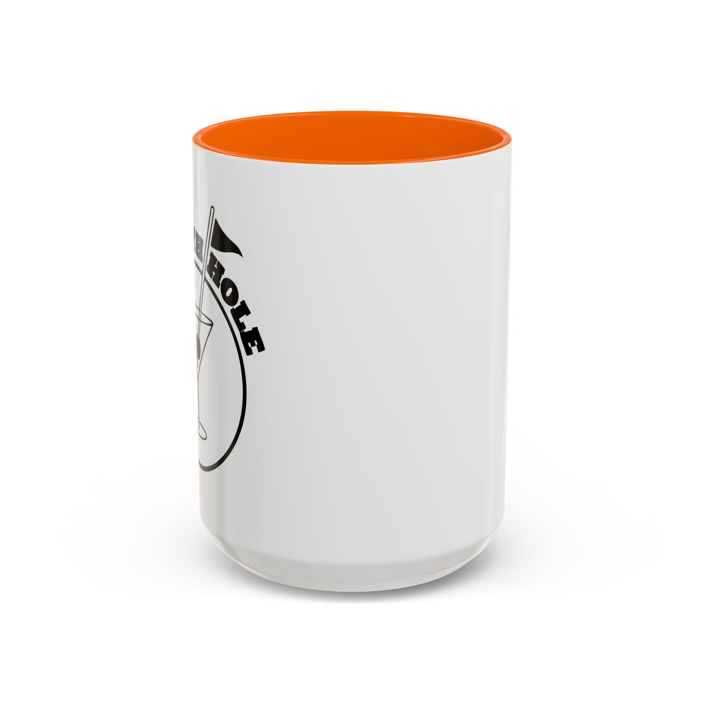 THE 19TH HOLE Accent BiColor Funny Sarcastic Mug