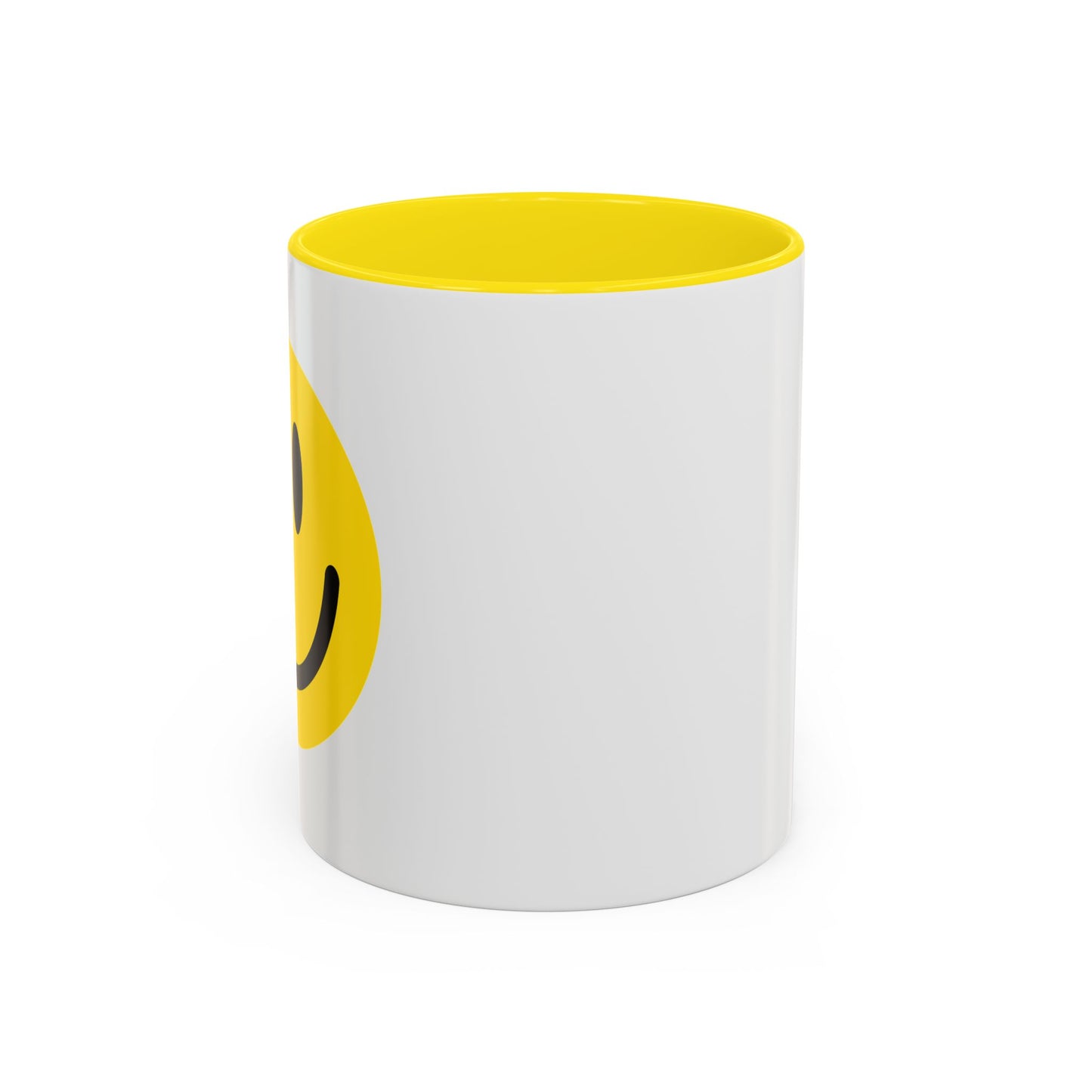 SMILE FACE Accent BiColor Funny Sarcastic Mug