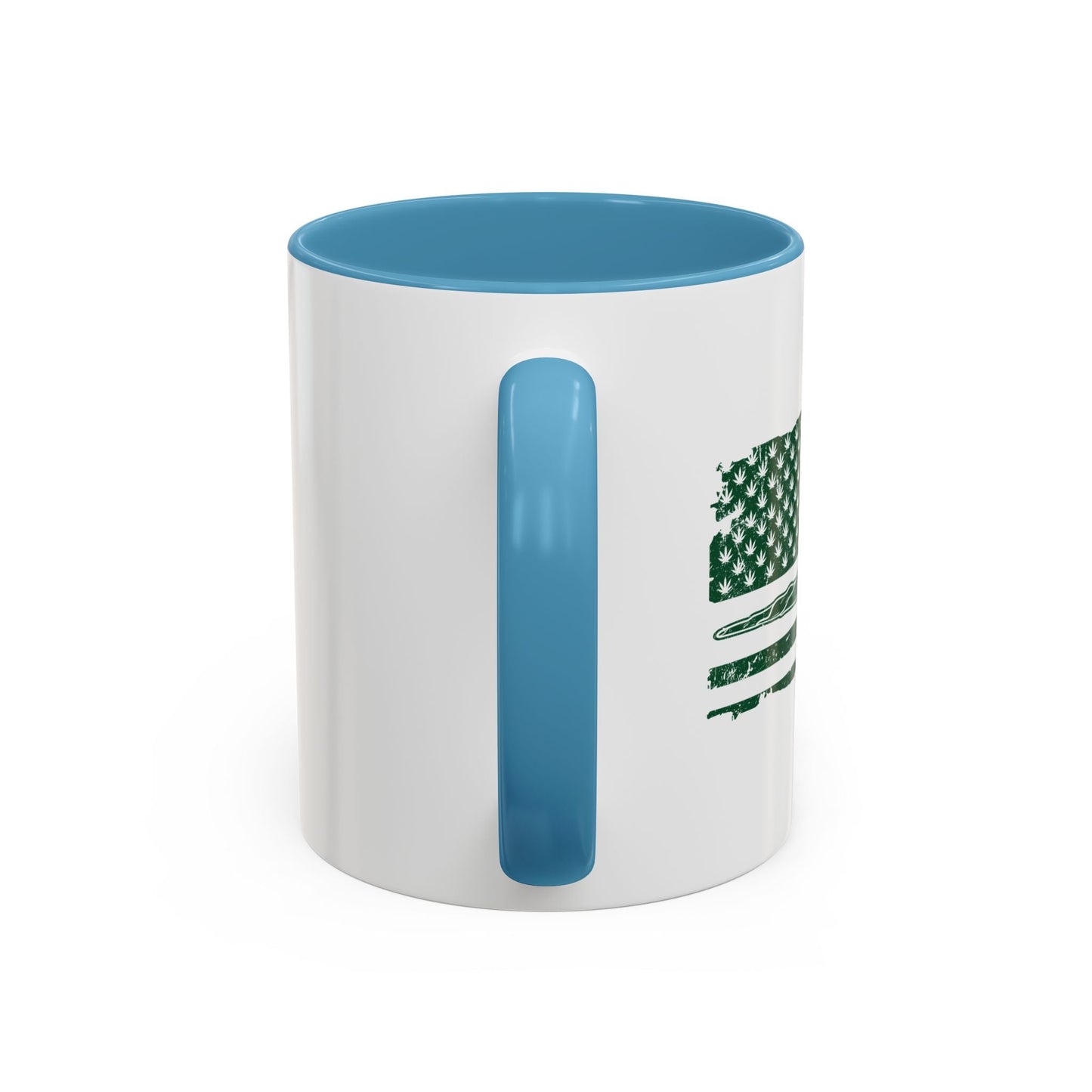 420 FLAG Accent BiColor Funny Sarcastic Mug