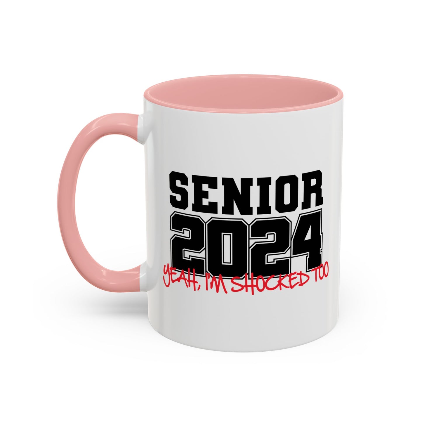 SENIOR 2024 Accent BiColor Funny Sarcastic Mug