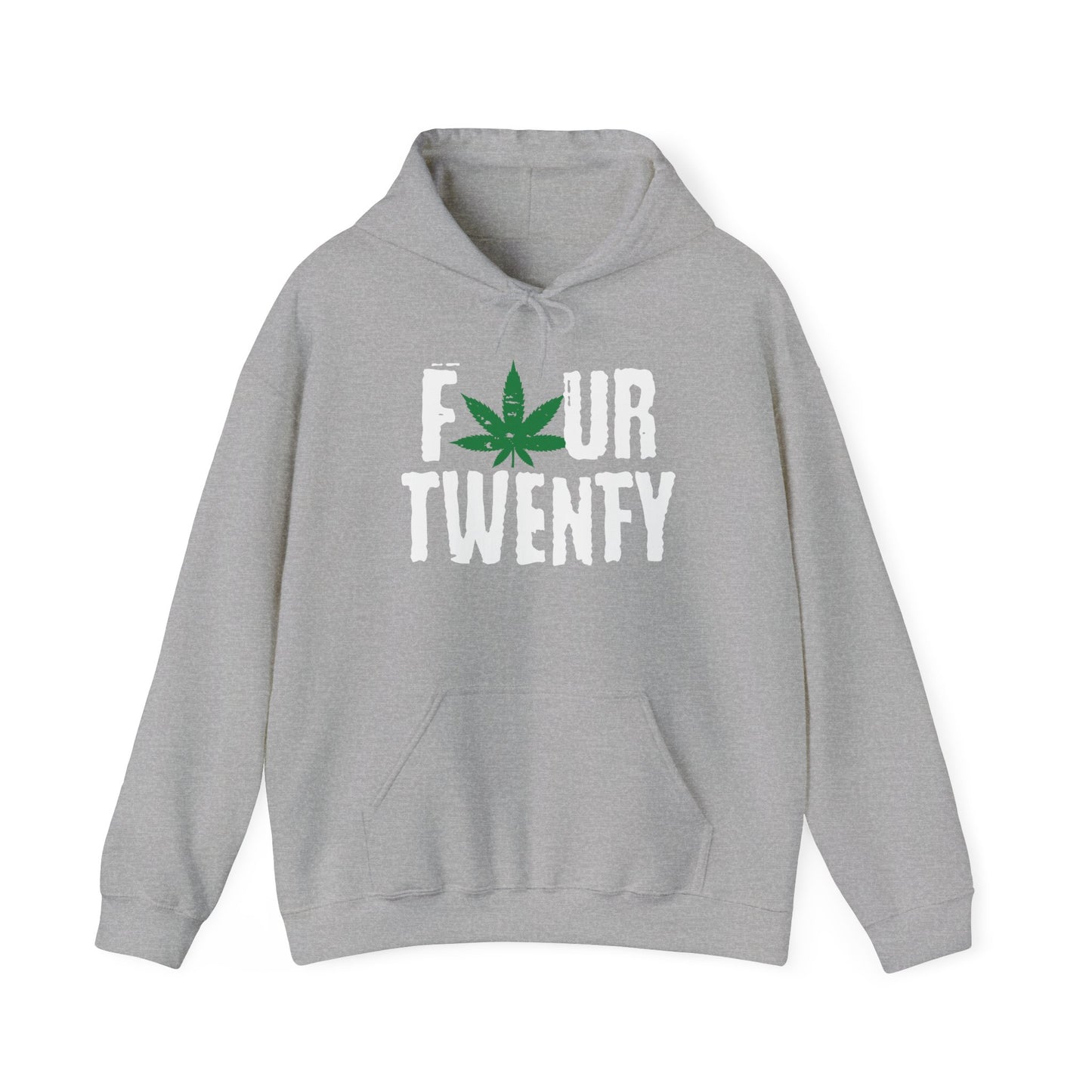 FOUR TWENTY - Premium Unisex Funny Sarcastic Black Hoodie Sweatshirt